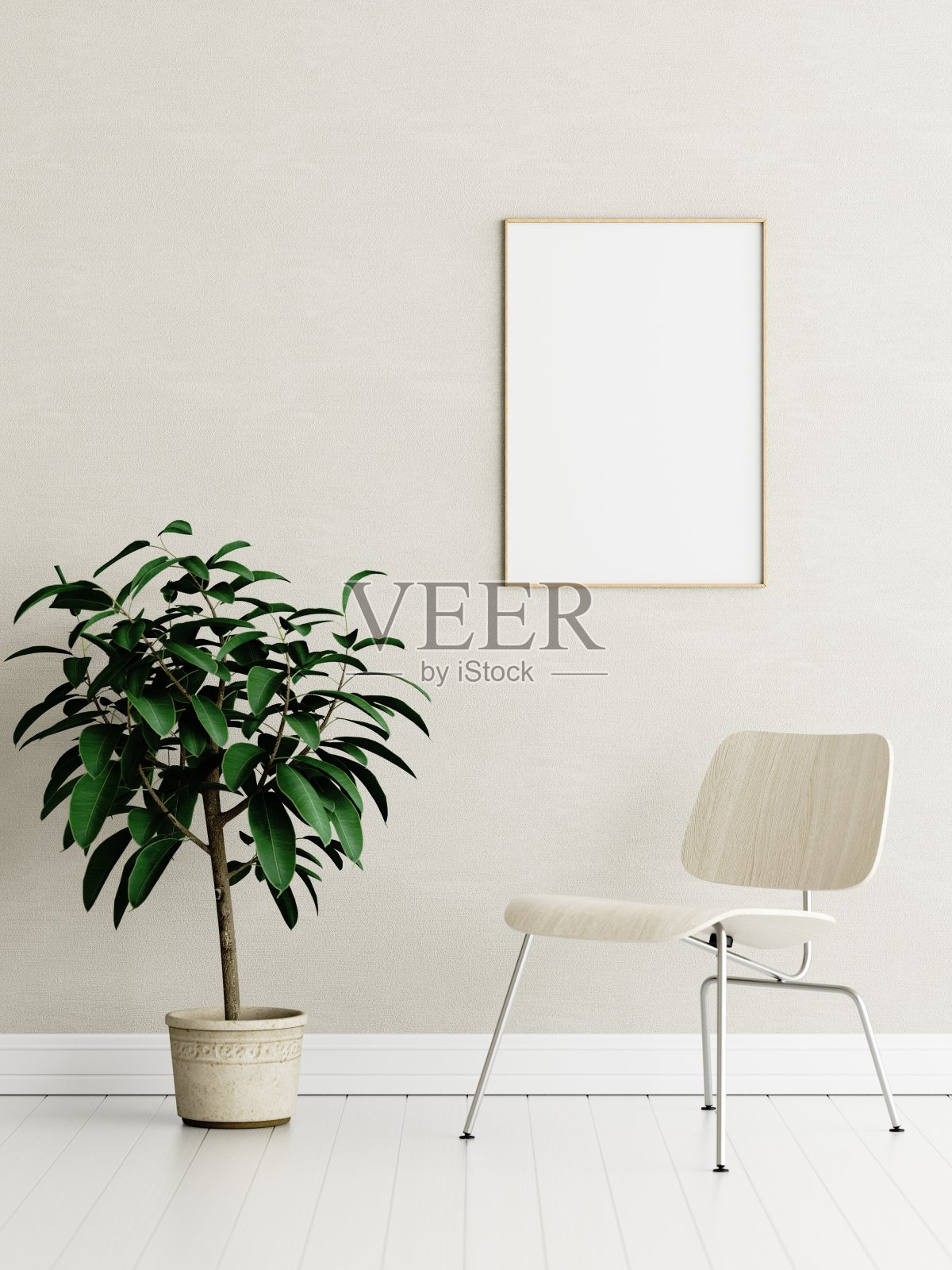 空框架模型在内部与对象照片摄影图片