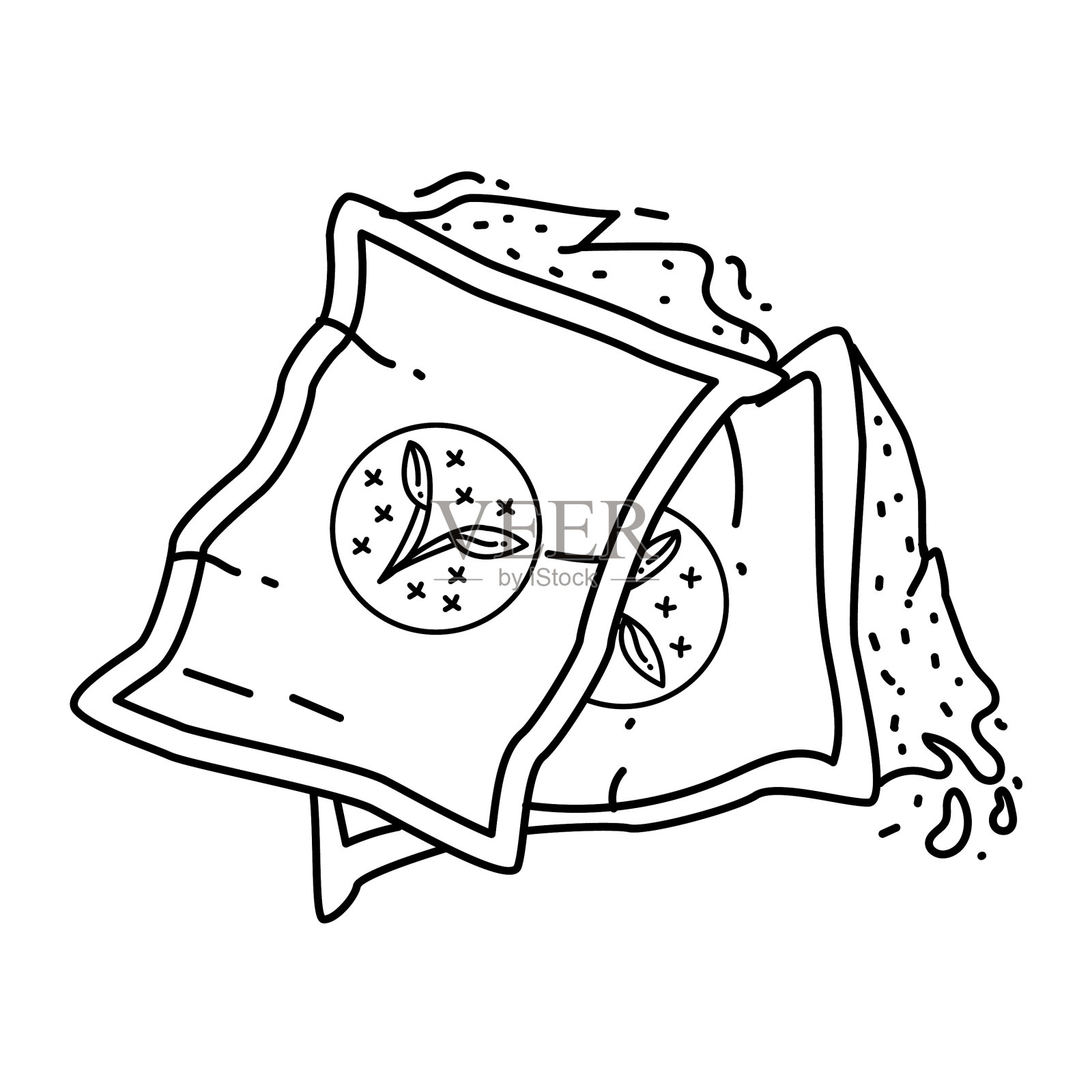 园艺肥料图标手绘图标集设计元素图片