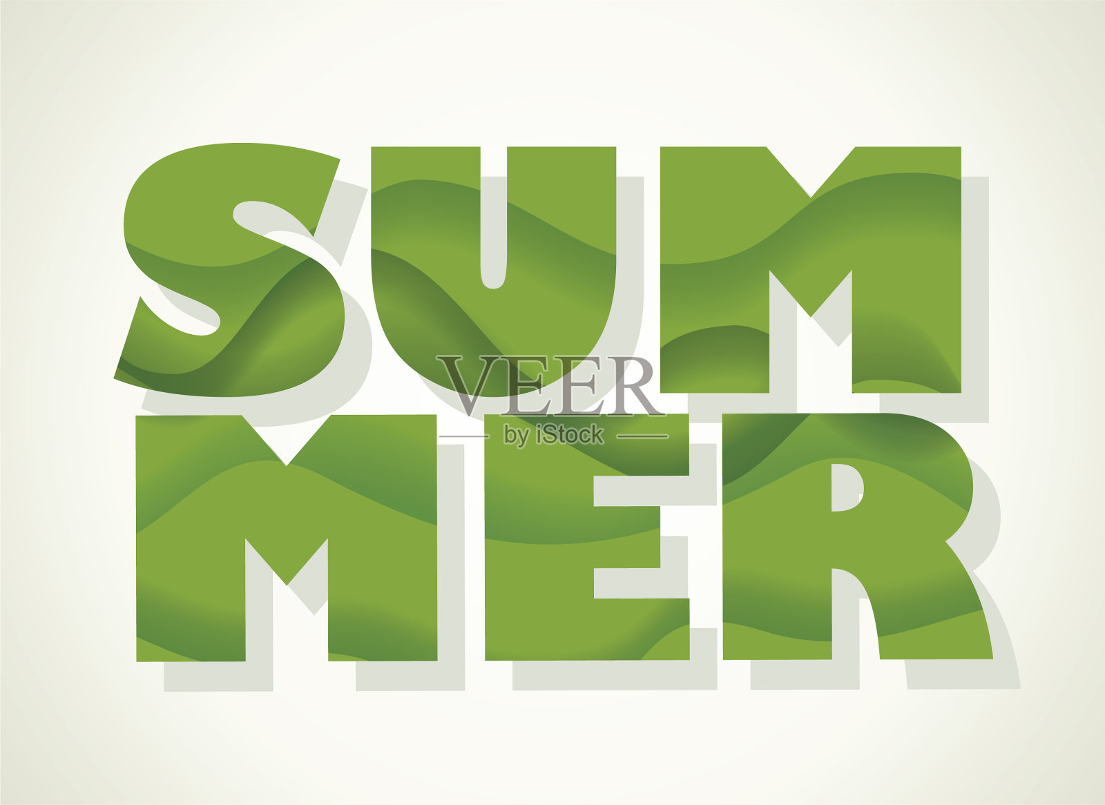 快乐假期卡享受暑假插画图片素材