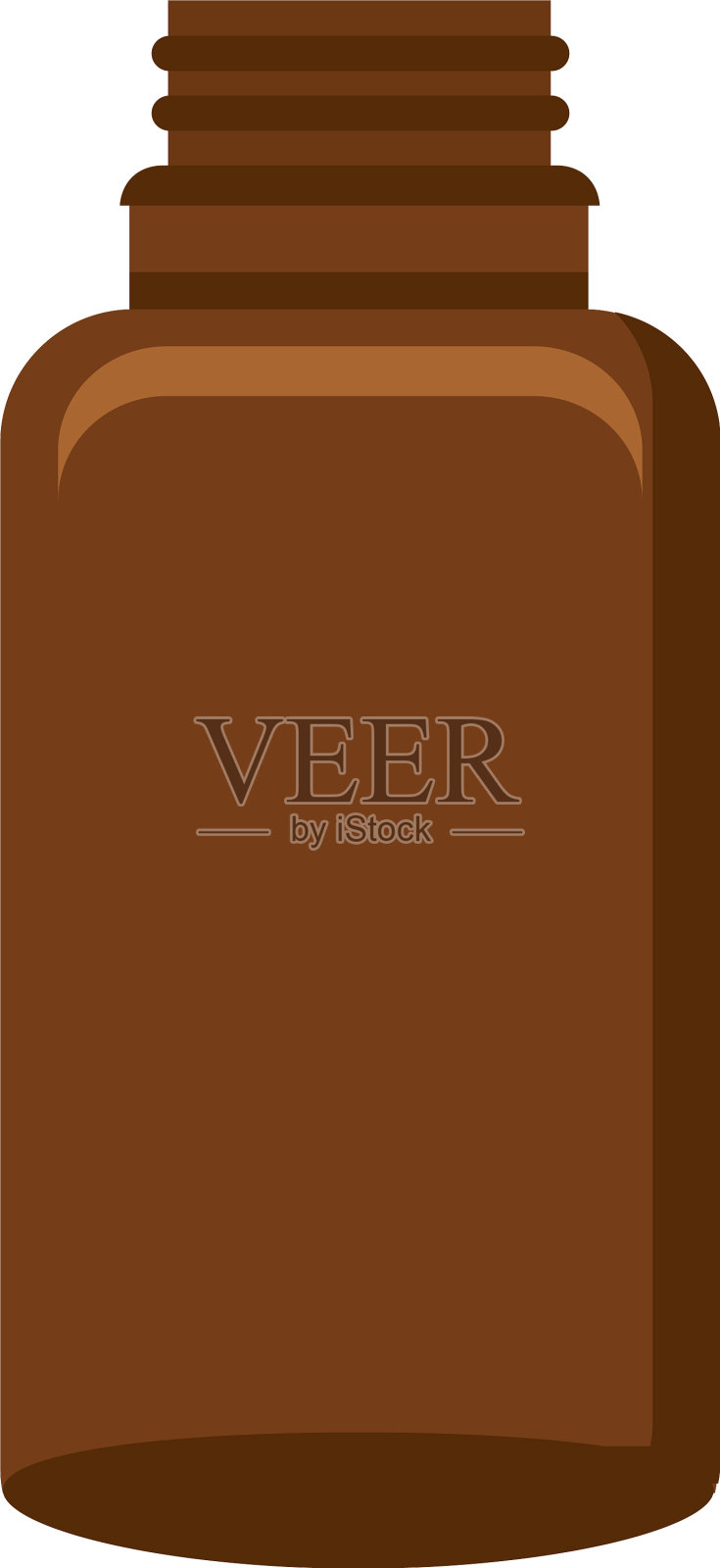 布朗botttle玻璃设计元素图片