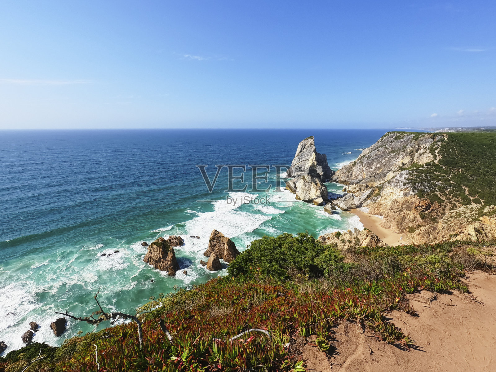 在辛特拉海滩照片摄影图片