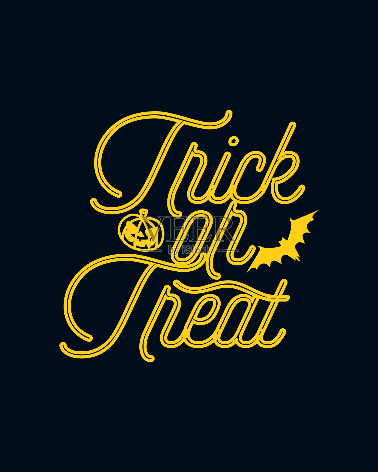 不给糖就捣蛋的时尚版式设计插画图片素材