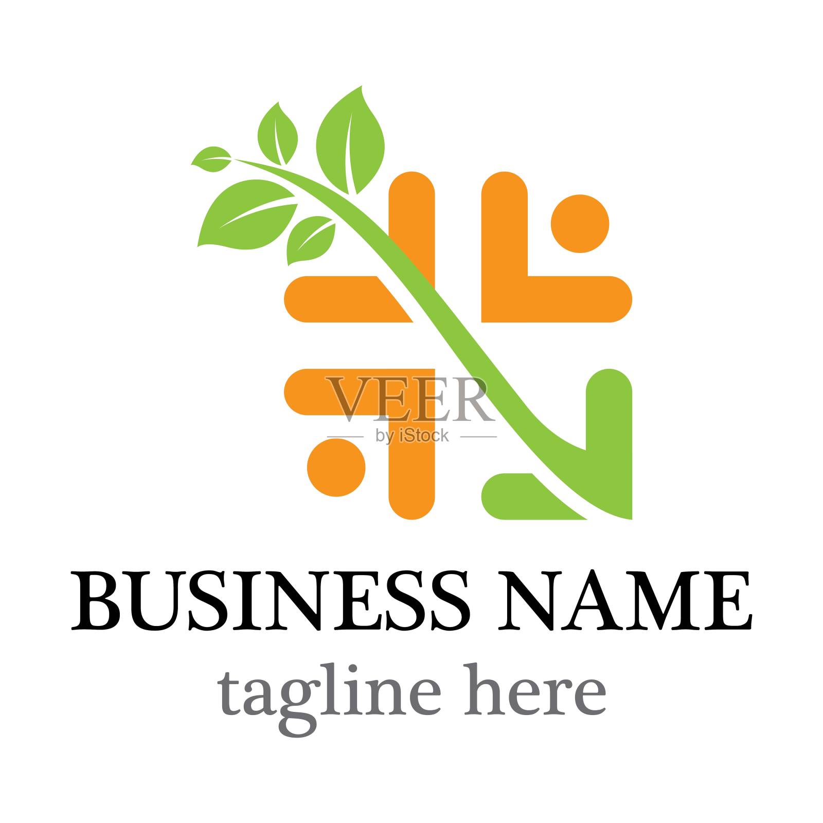 健康标志模板插画图片素材