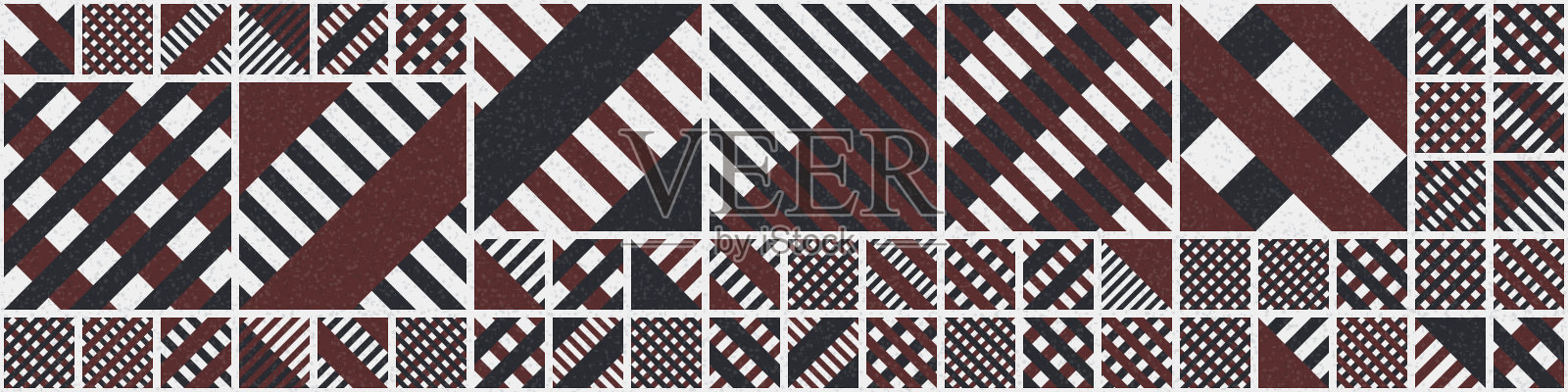 抽象几何图形生成计算艺术插图插画图片素材