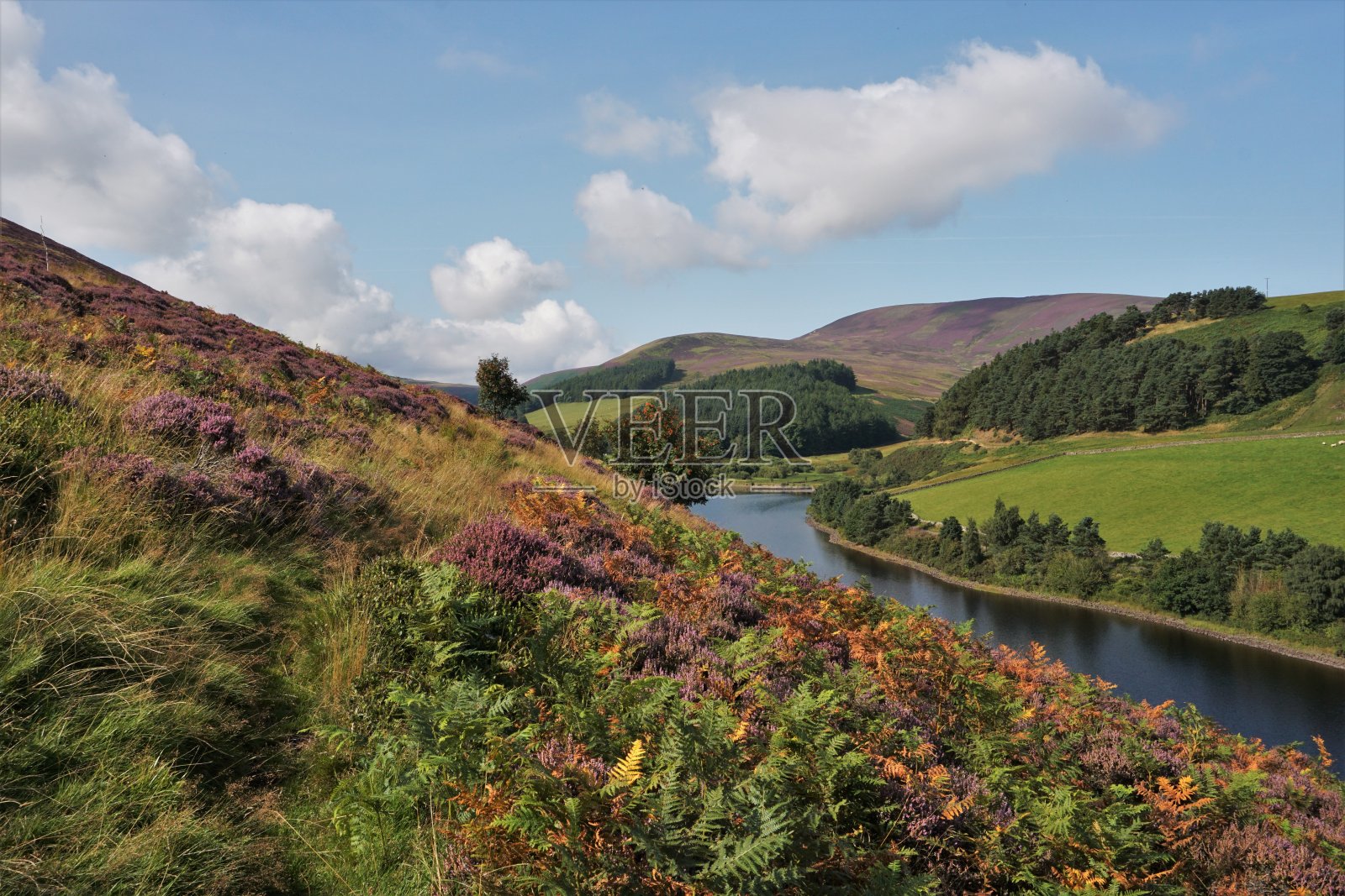 俯瞰Glencorse照片摄影图片