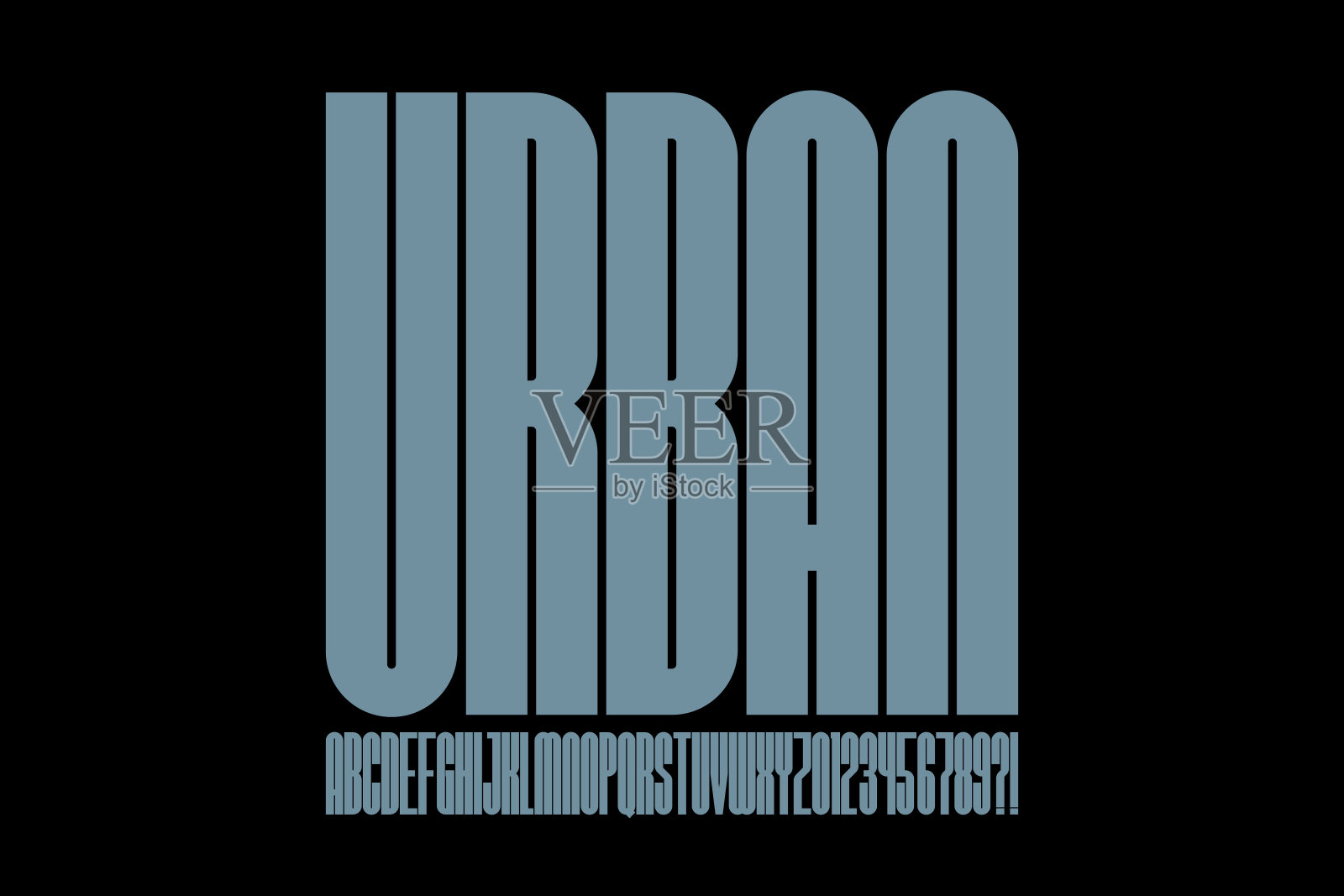 超浓缩字体插画图片素材