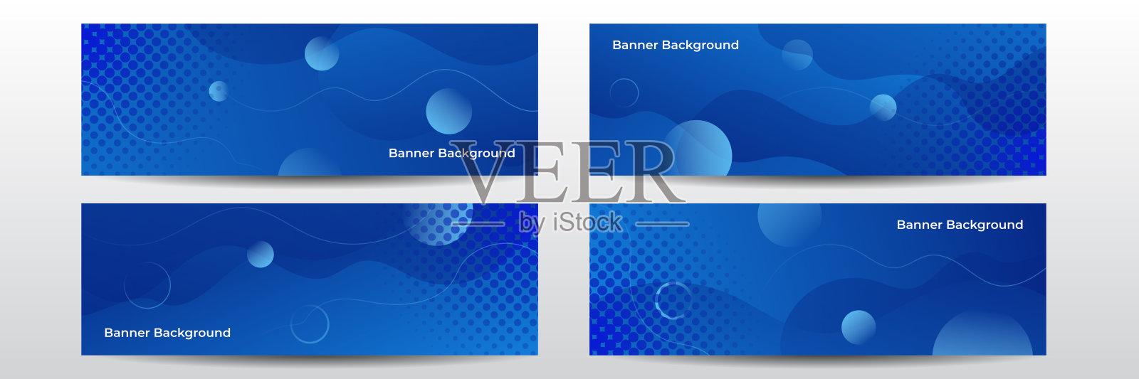 抽象的深蓝色宽背景插图与波浪元素装饰。矢量插图的小册子,名片,公司封面,海报,展示设计,公事包,传单,横幅,网站插画图片素材