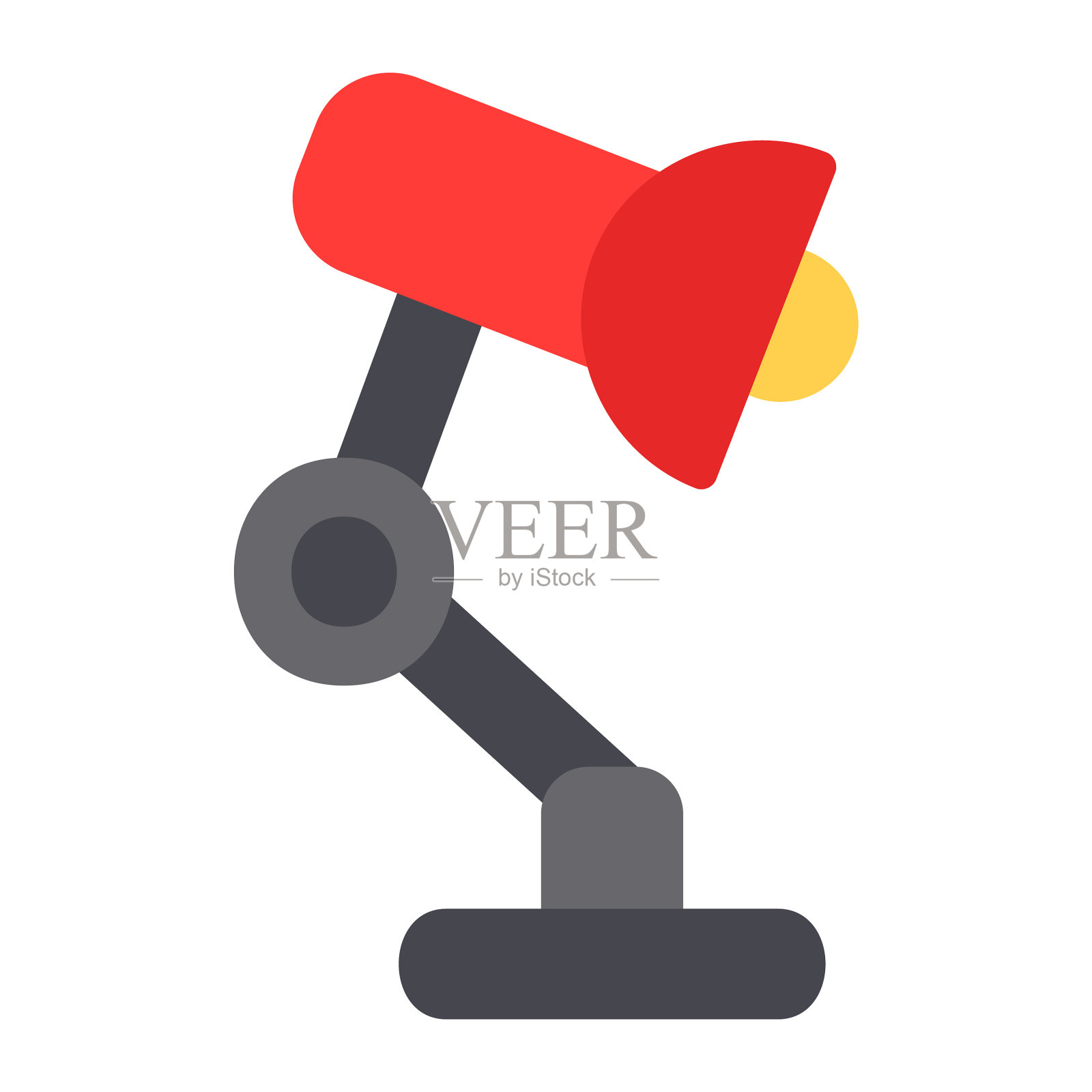 灯图标在任何项目的平面风格插画图片素材