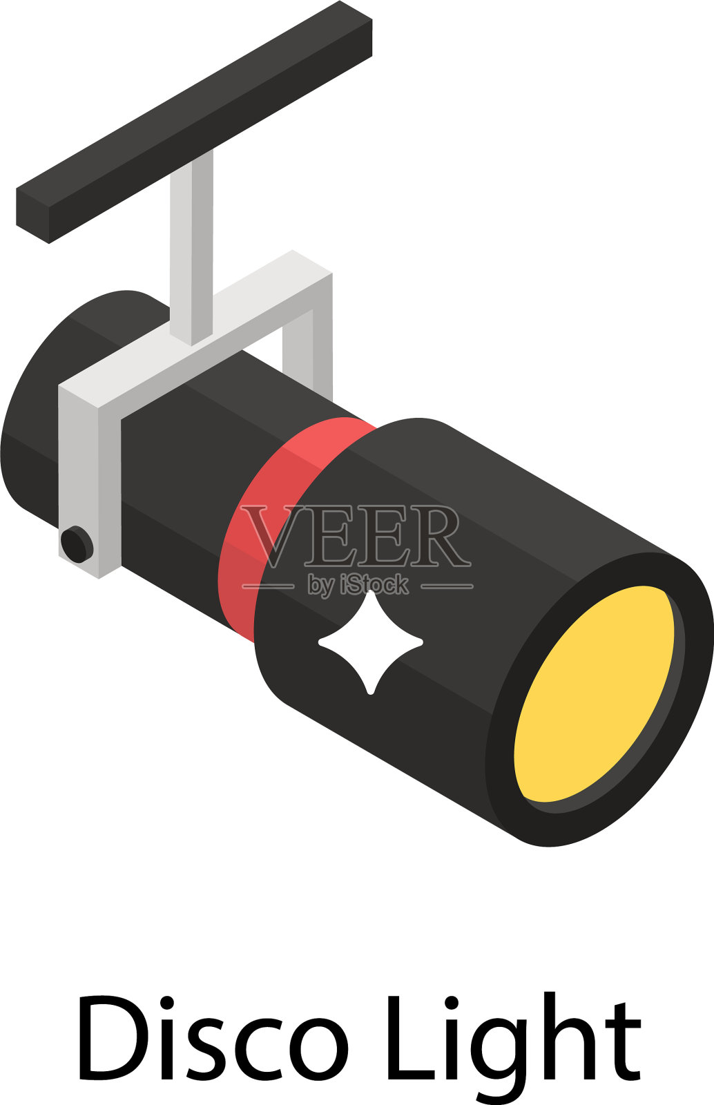 迪斯科灯插画图片素材