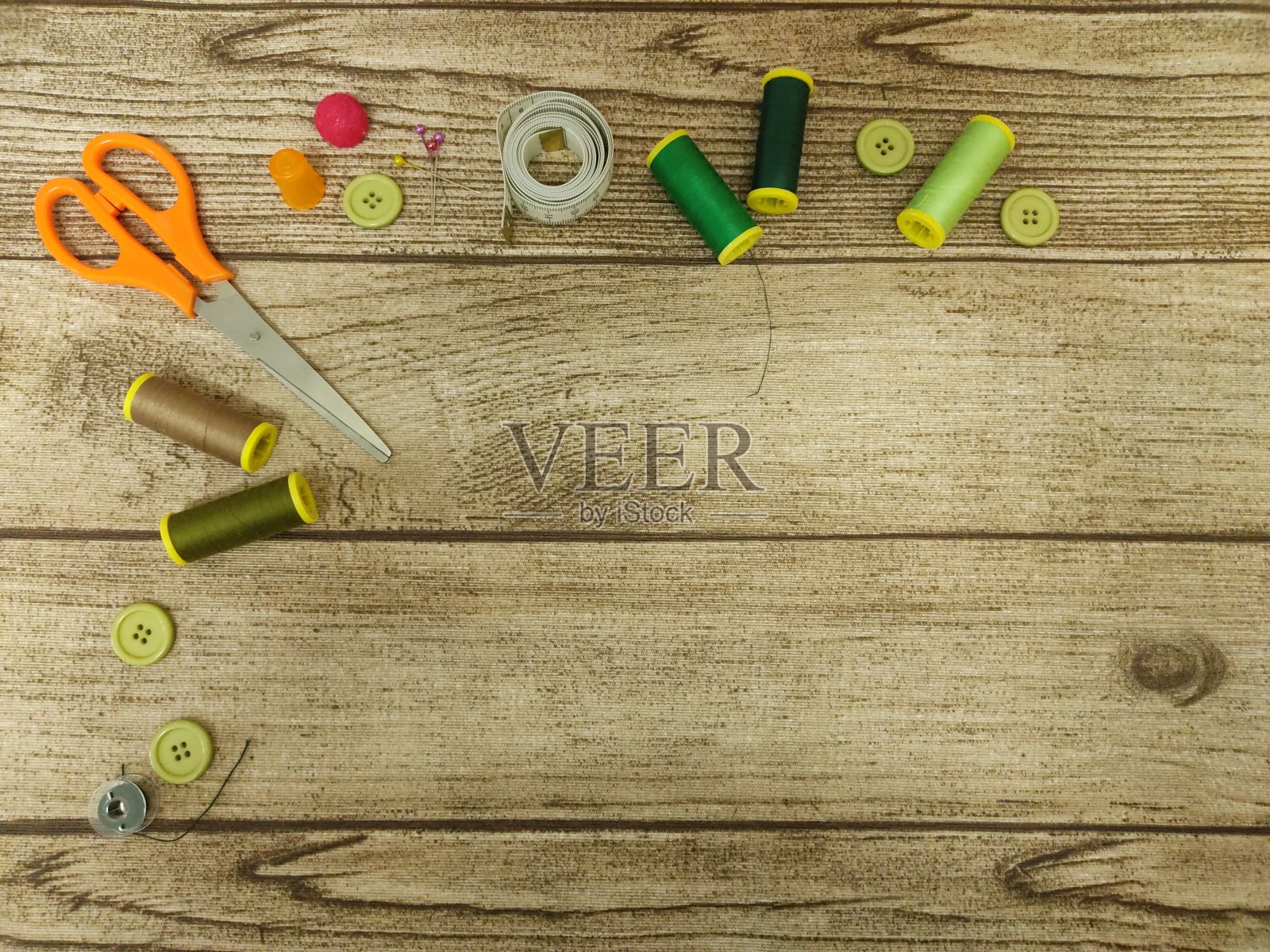 缝纫配件照片摄影图片