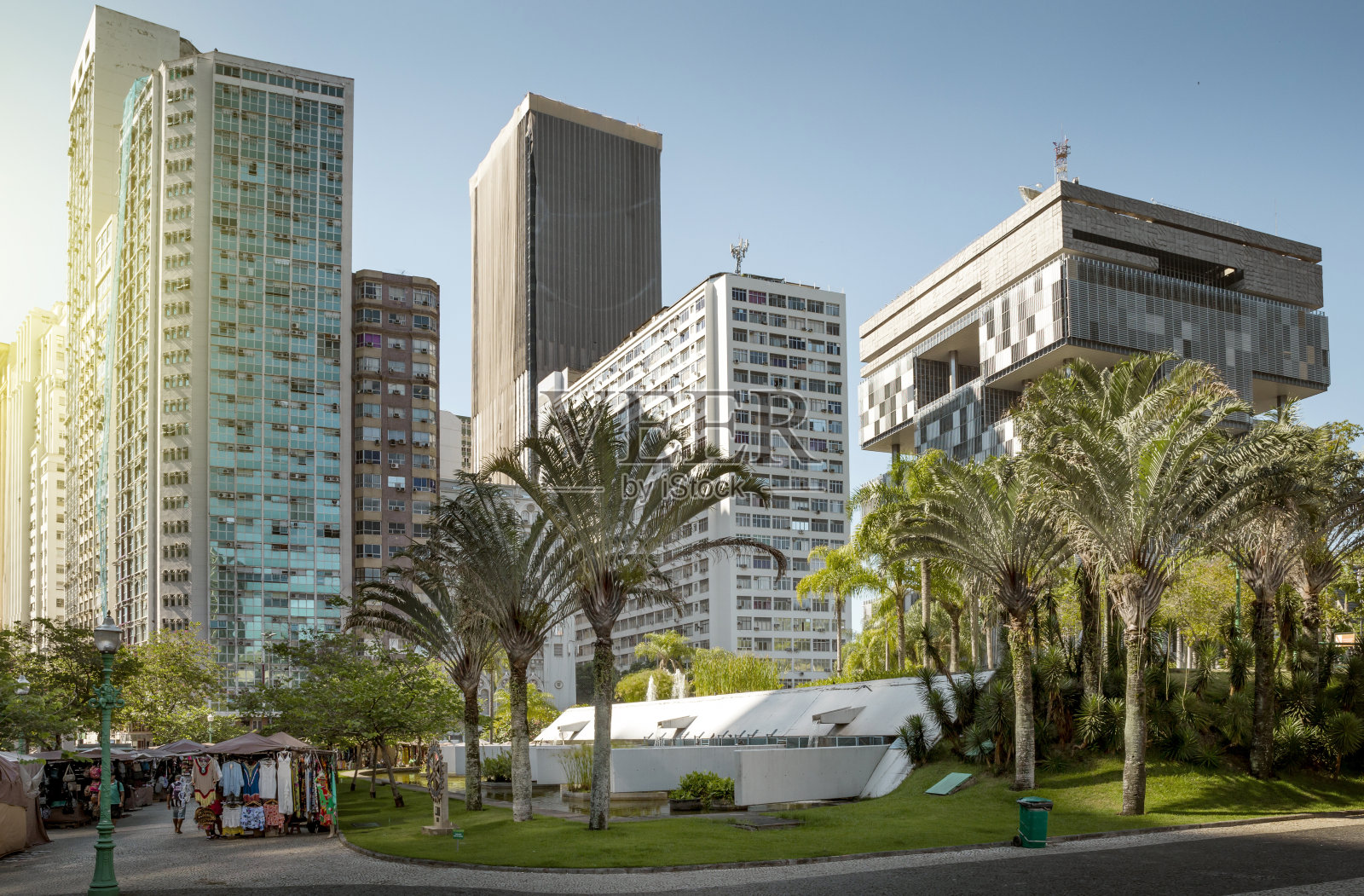 巴西里约热内卢de Janeiro中心金融区照片摄影图片