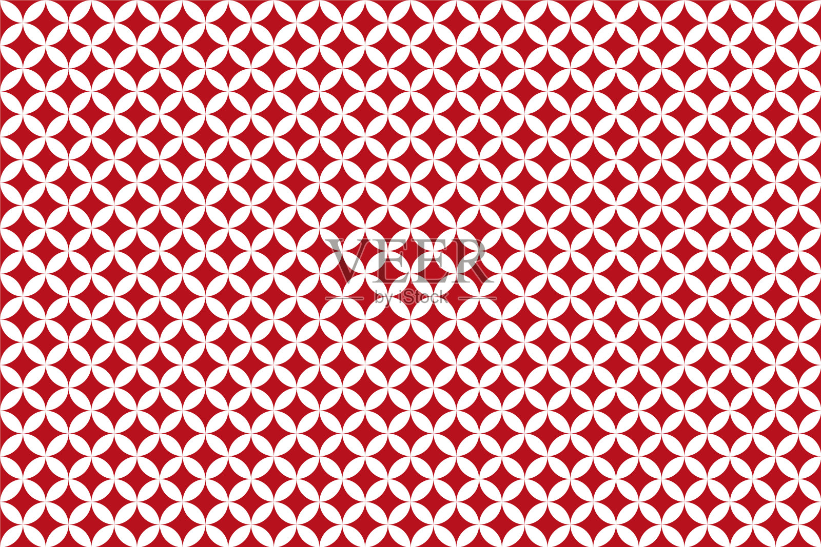 红船日本七宝图案插画图片素材