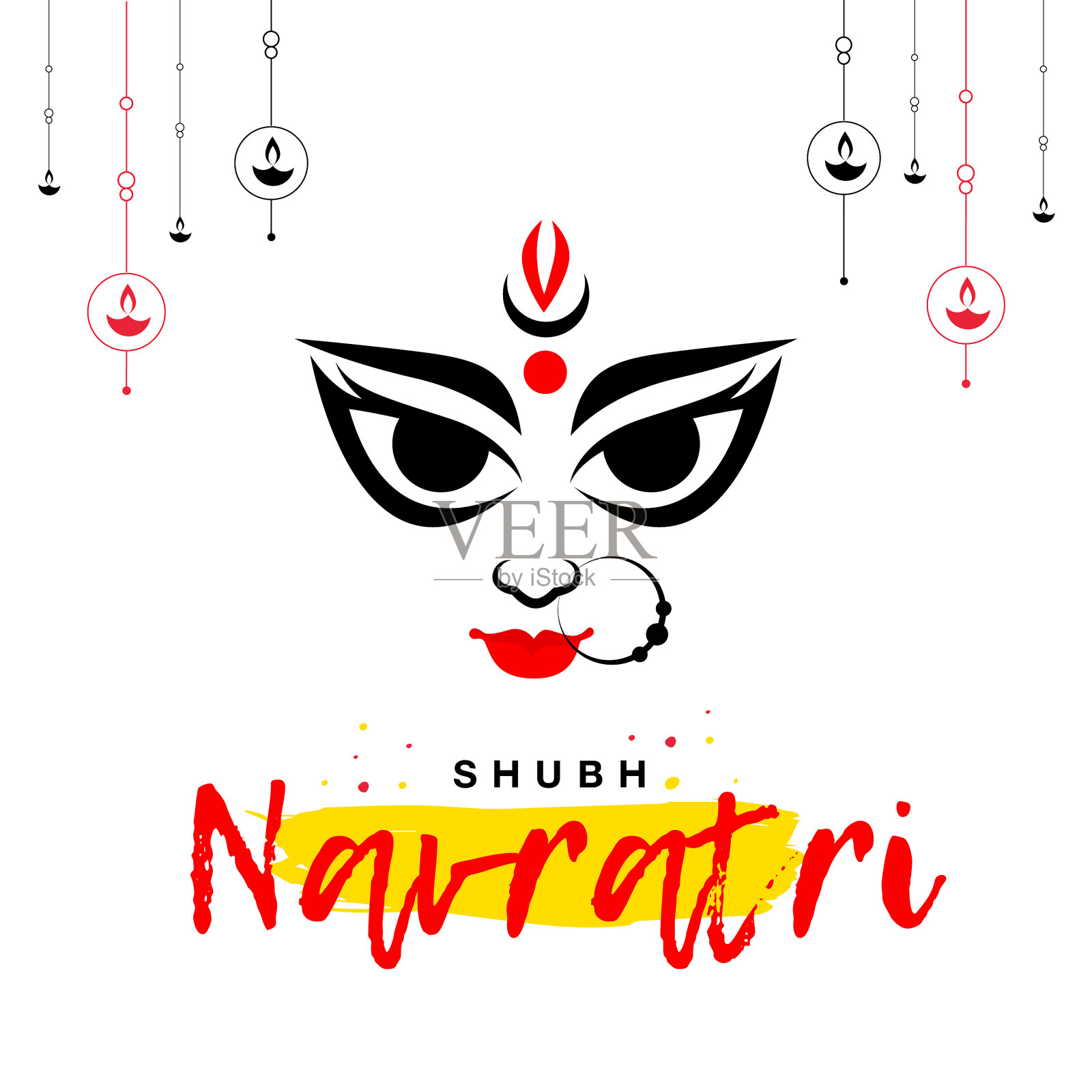 横幅设计舒布 · 纳夫拉特里插画图片素材