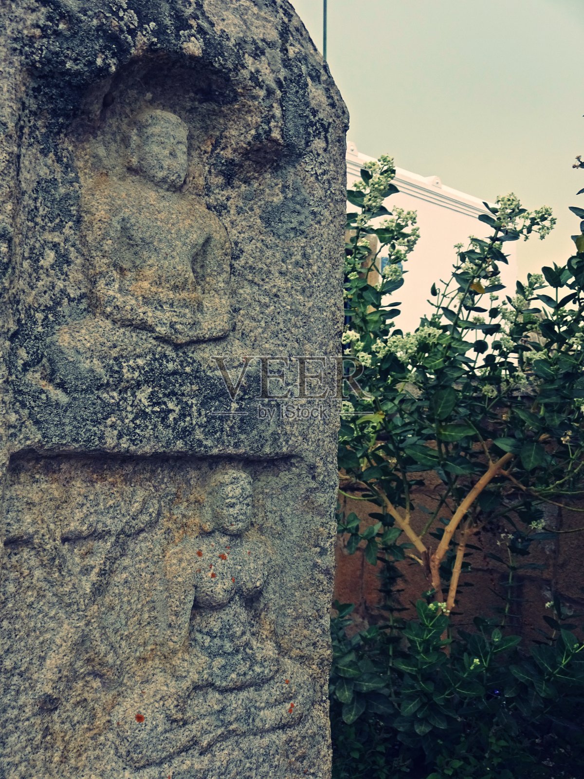 卡纳塔克邦的昌德拉吉里山耆那教寺庙哈桑照片摄影图片