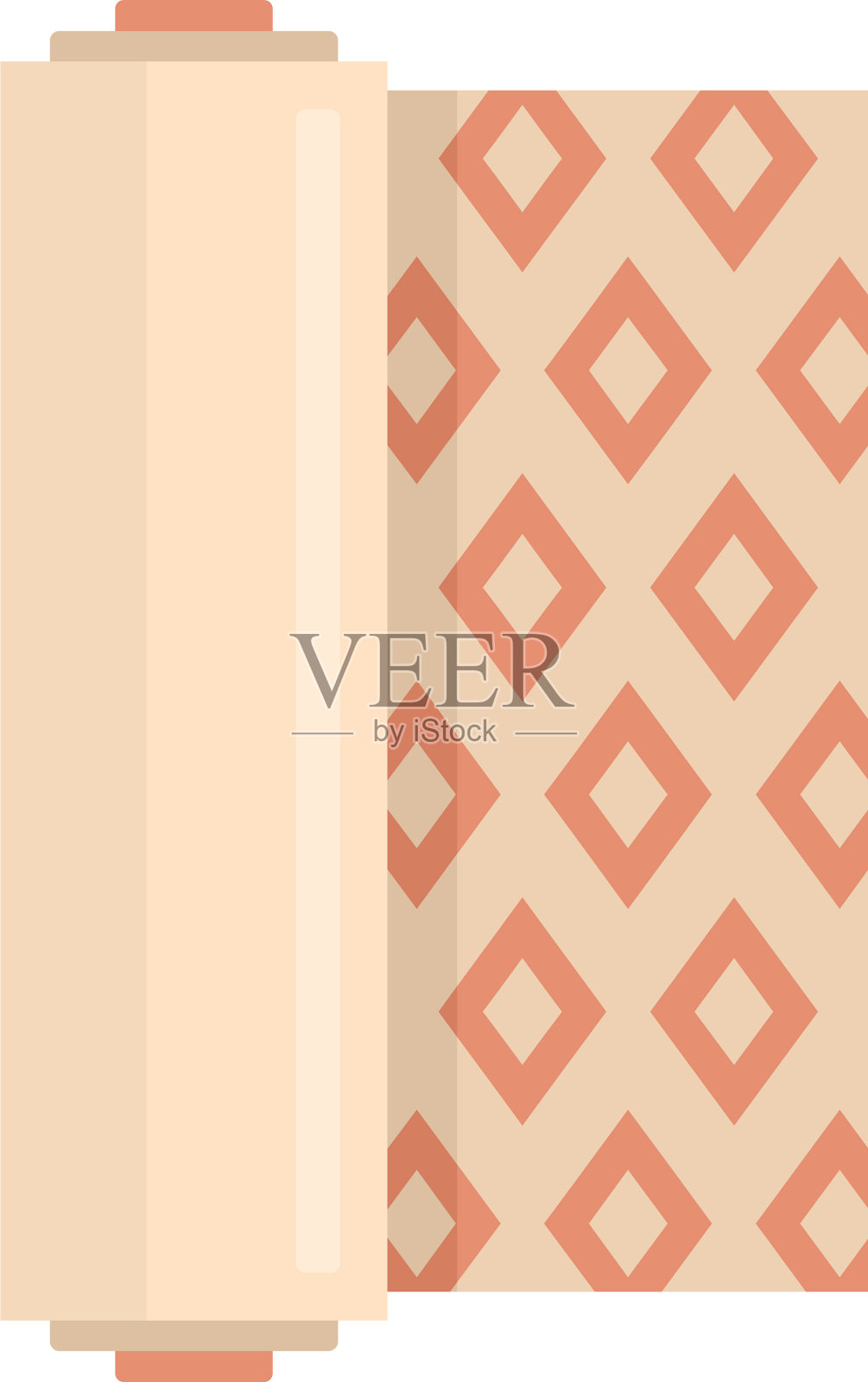 建筑油毡图标平孤立设计元素图片