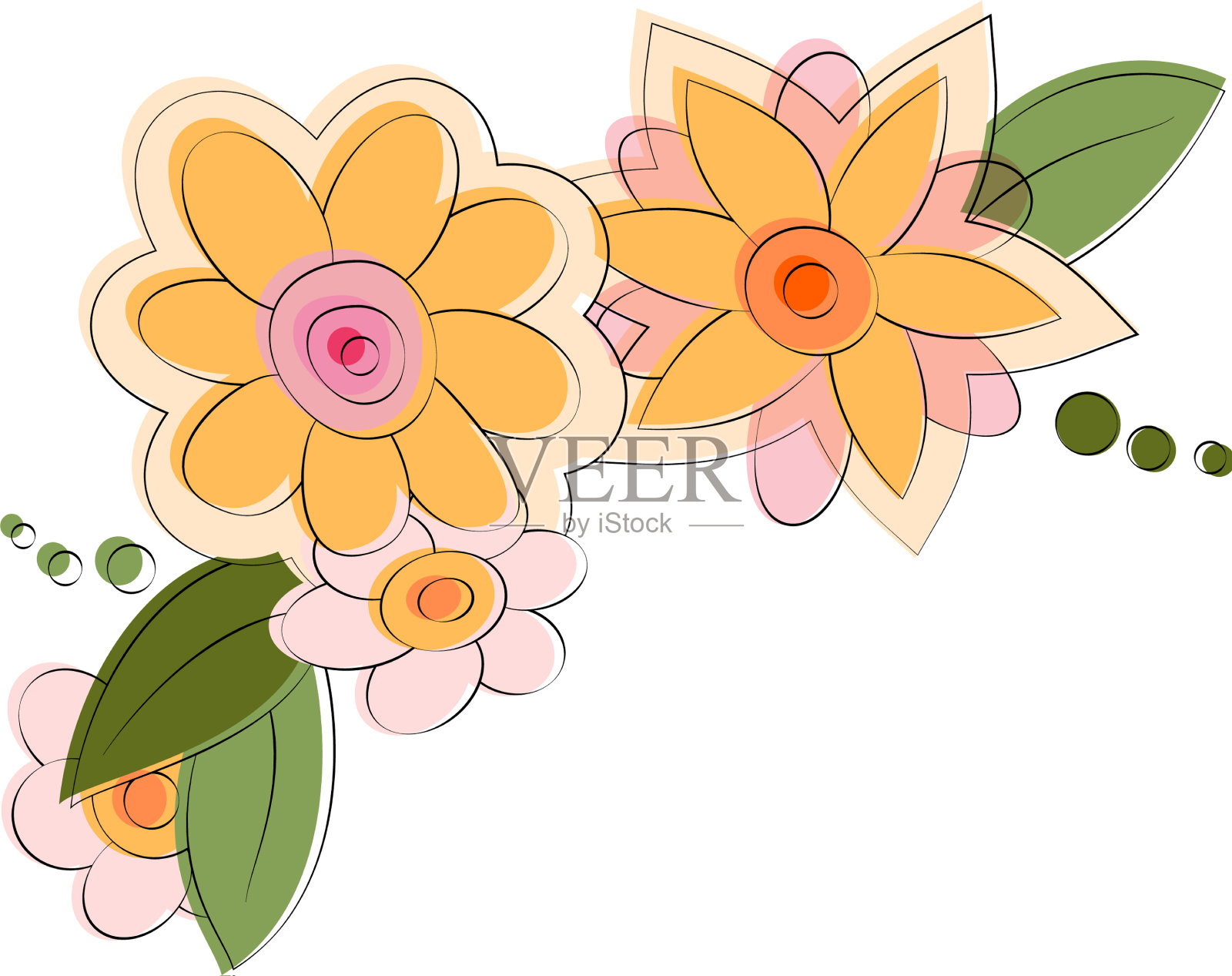 装饰花朵全彩8设计元素图片