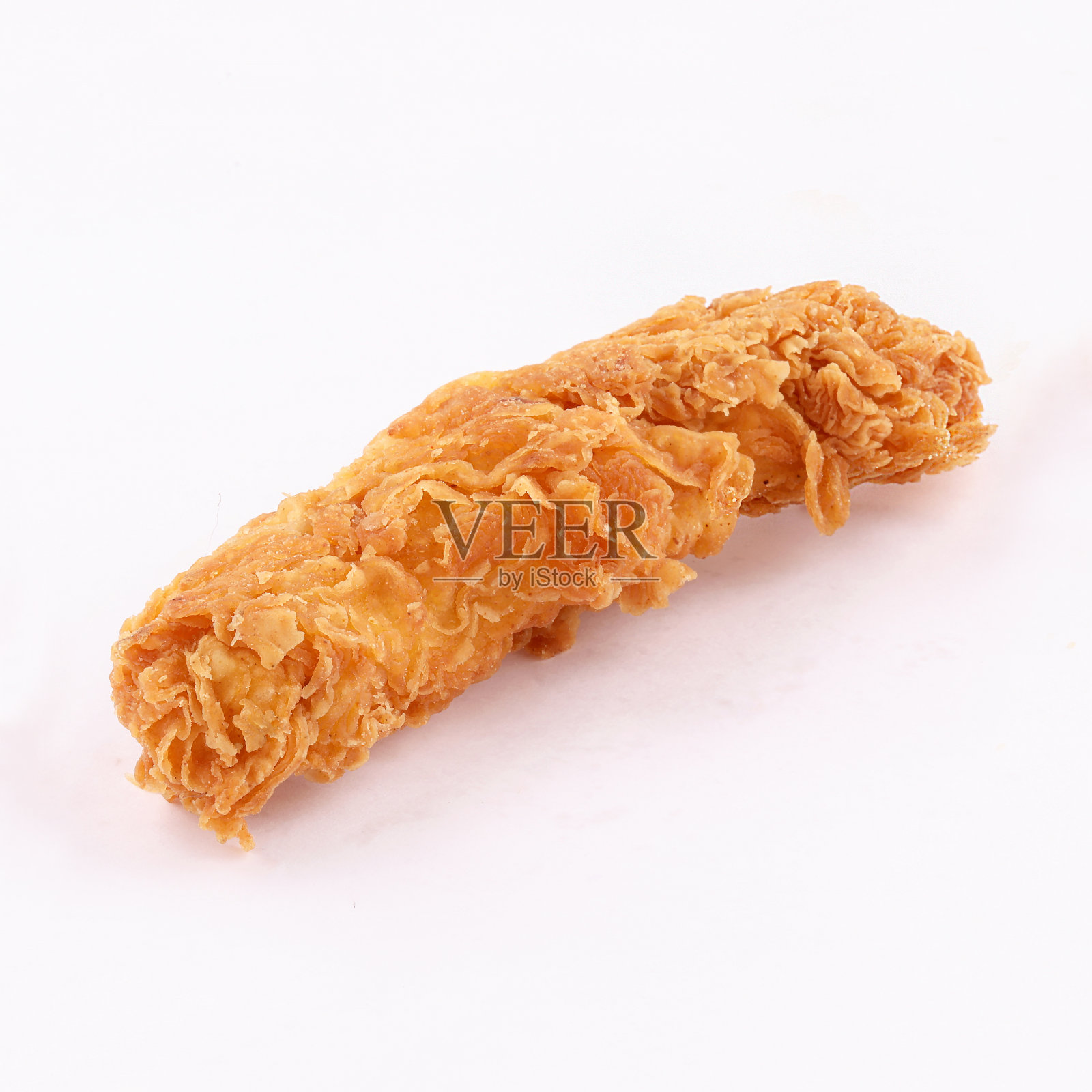 炸鸡鲜嫩分离在白色背景12照片摄影图片