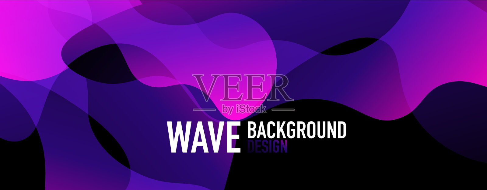 抽象背景-闪亮的流体梯度和插画图片素材