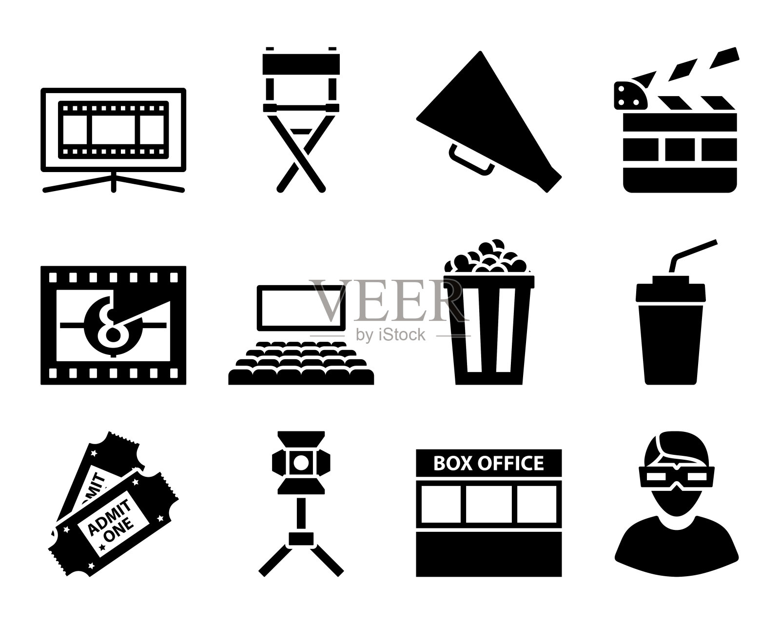 电影图标设置图标素材