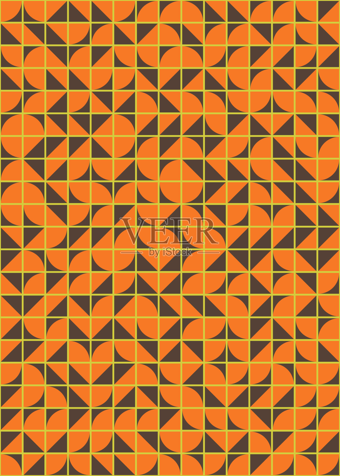 抽象几何图形生成计算艺术插图插画图片素材