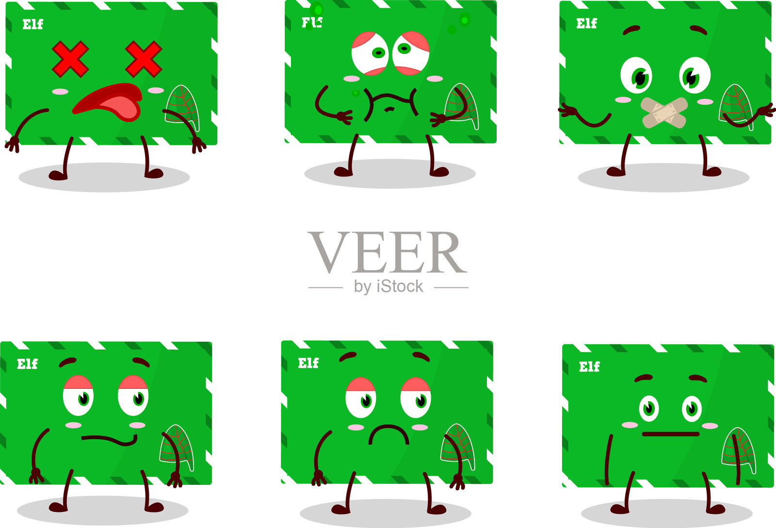 小精灵给卡通人物装了不插画图片素材