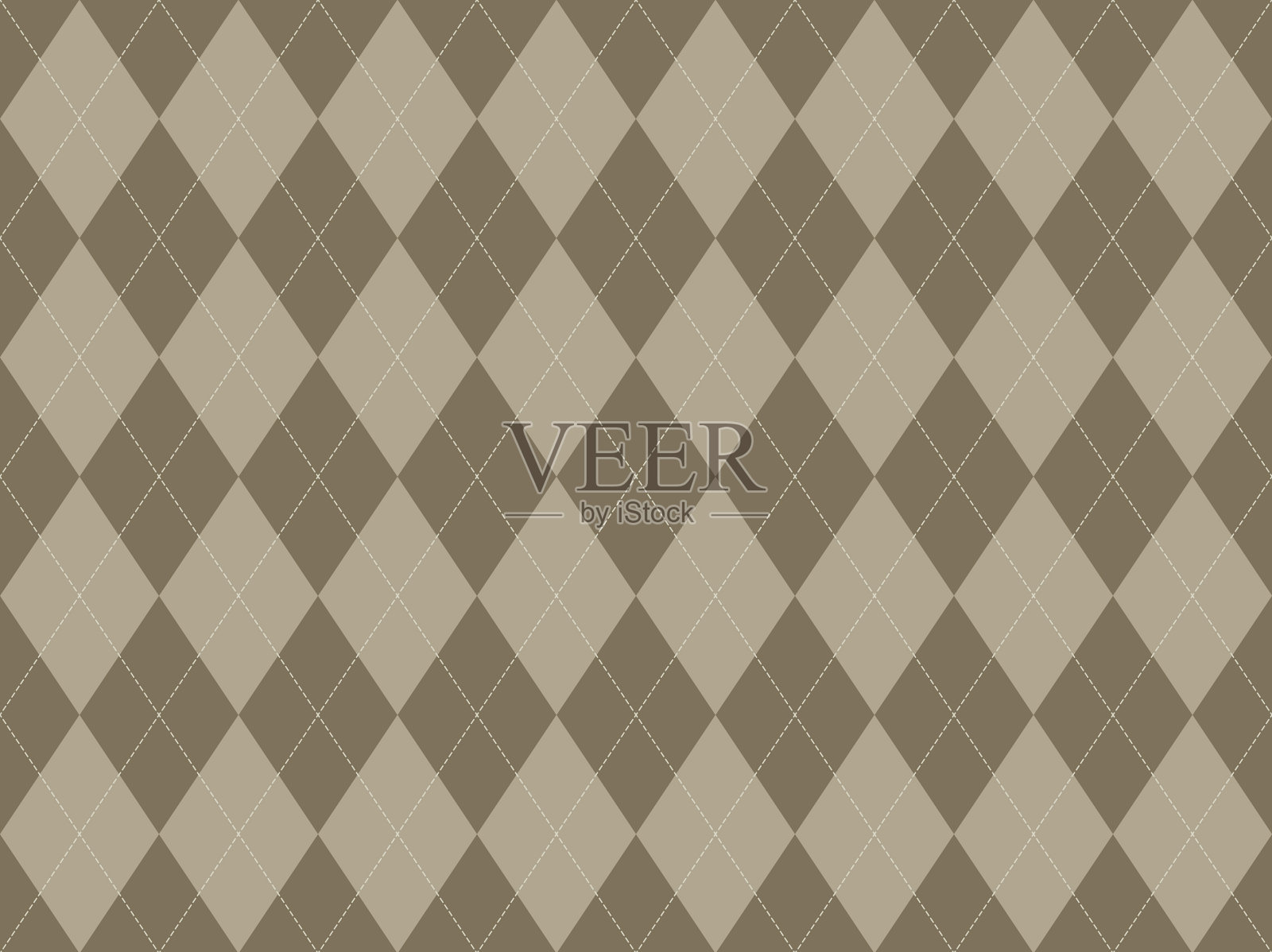 菱形花纹无缝面料纹理背景插画图片素材