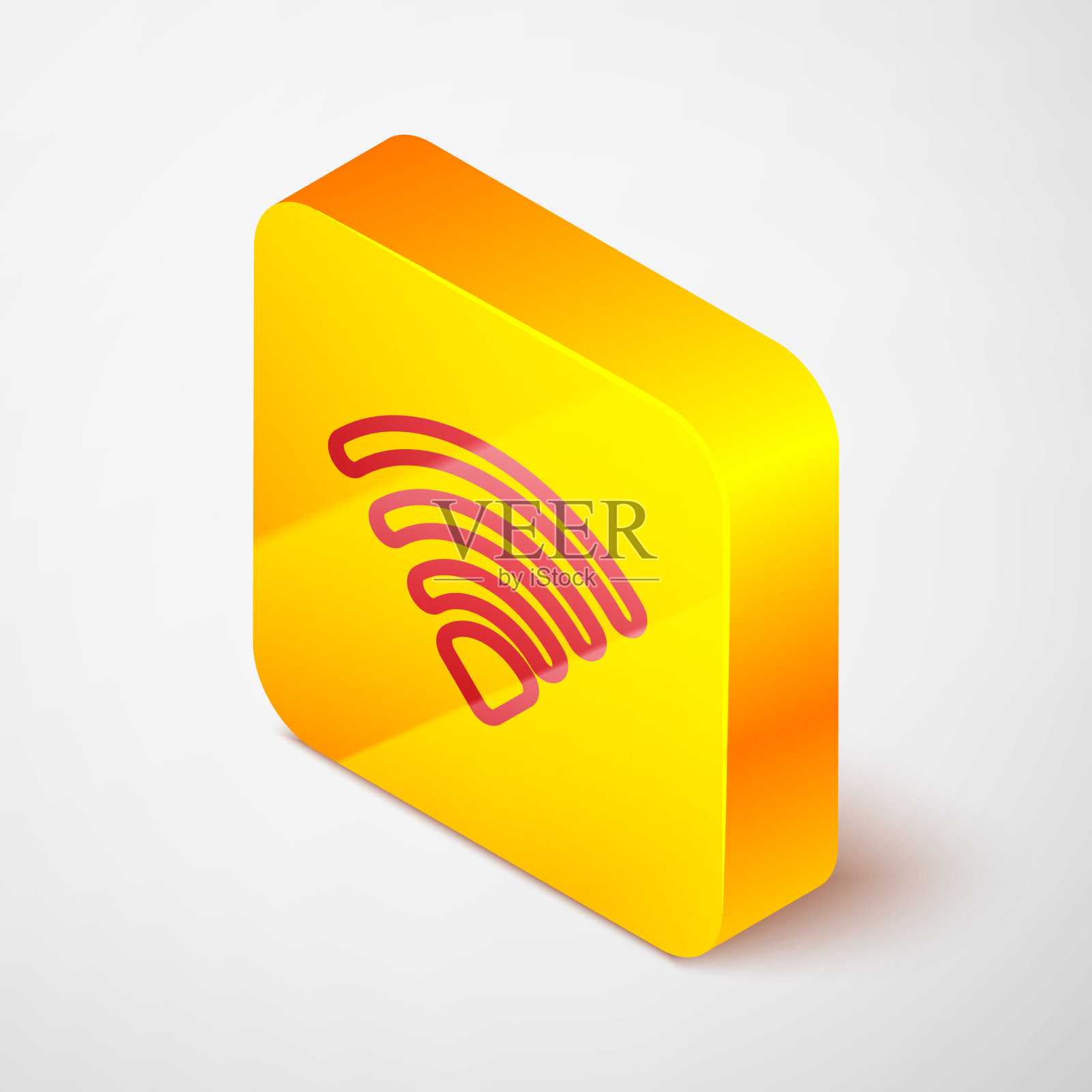 等距线wi-fi无线网络图标素材