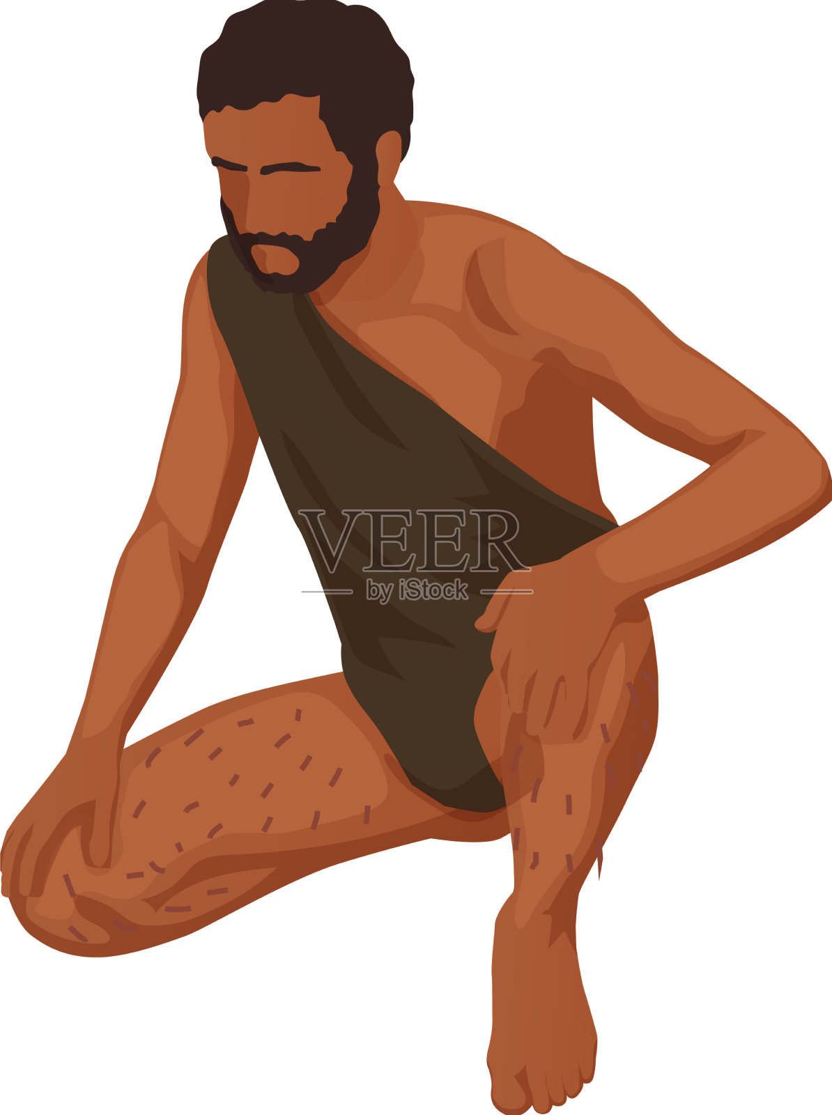 等距史前人设计元素图片