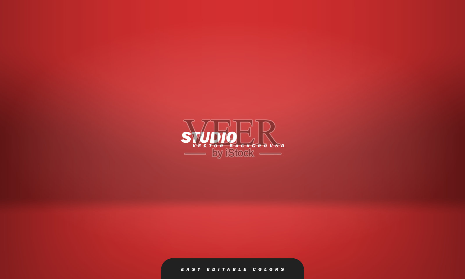 空红色工作室背景,用作展示您的产品的背景插画图片素材