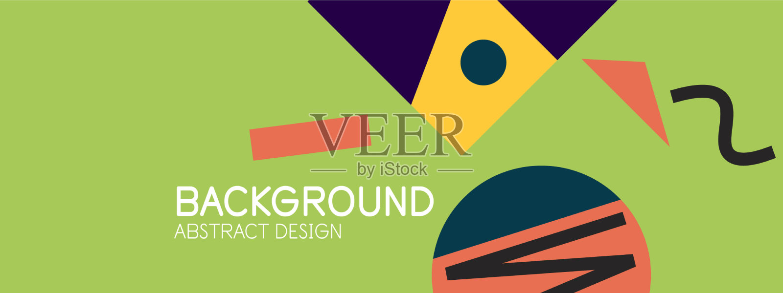 抽象的背景块线三角形插画图片素材