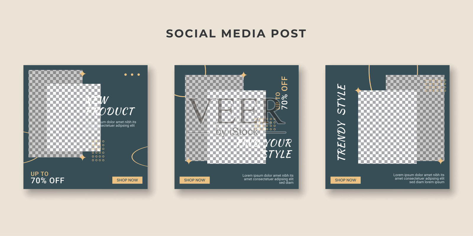 找到你的社交媒体风格模板设计模板素材