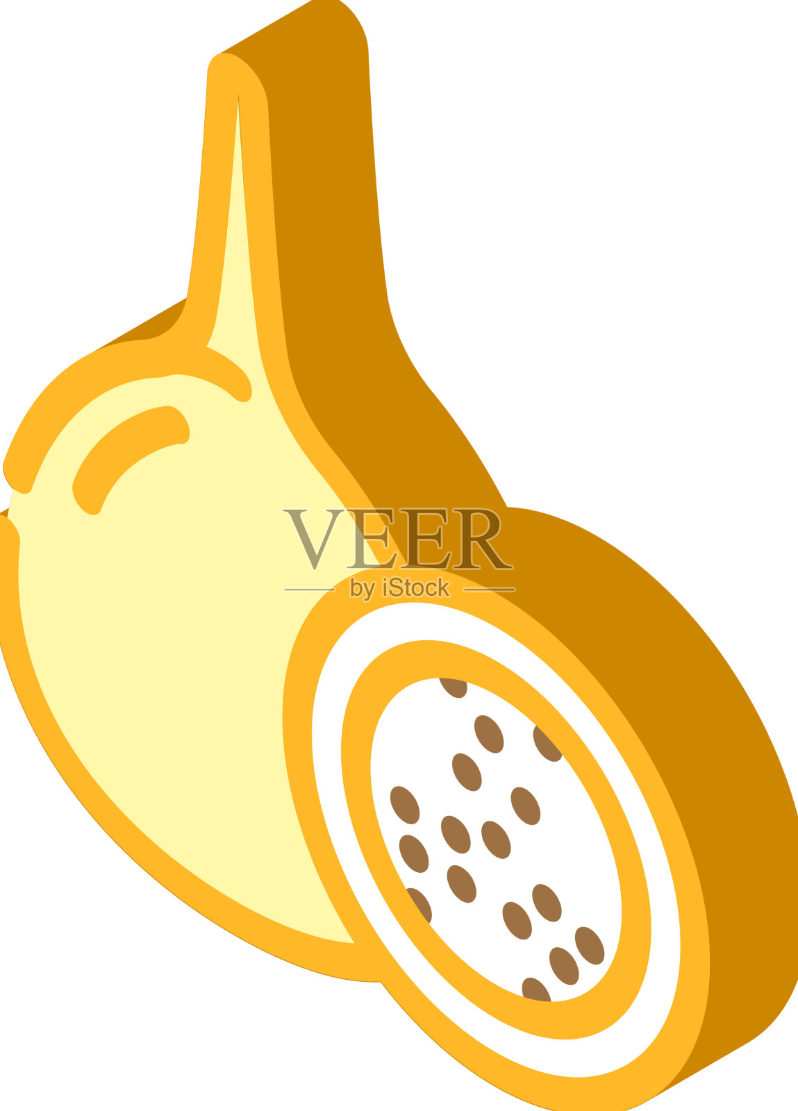 石榴果等长图标设计元素图片