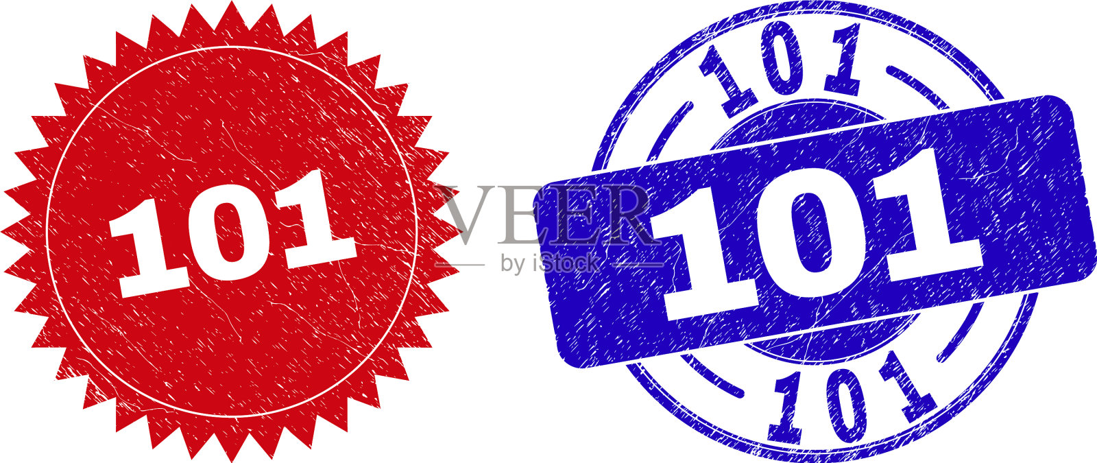 101个圆形和玫瑰形的水印,上面有污迹设计元素图片