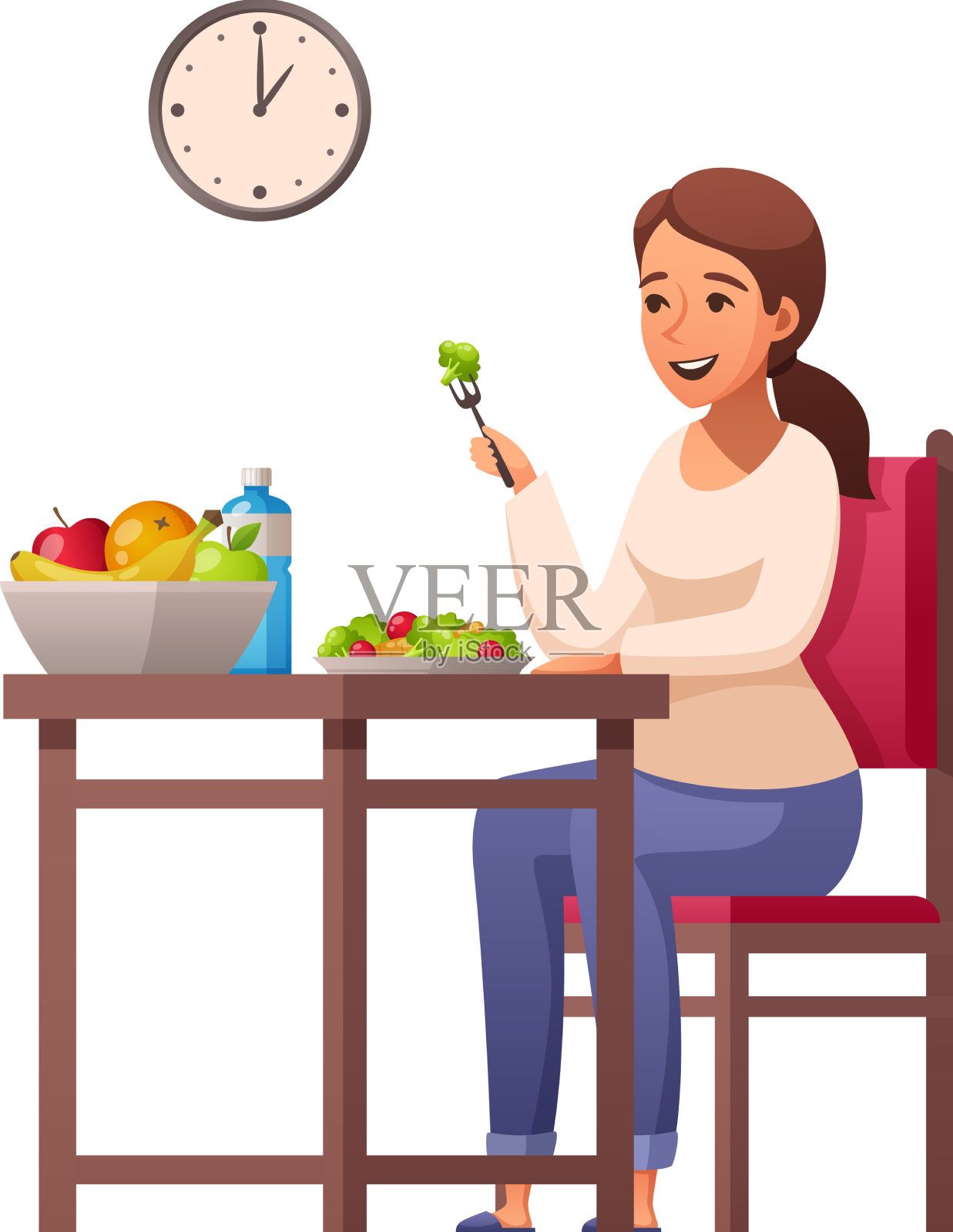 健康早餐生活方式构成设计元素图片