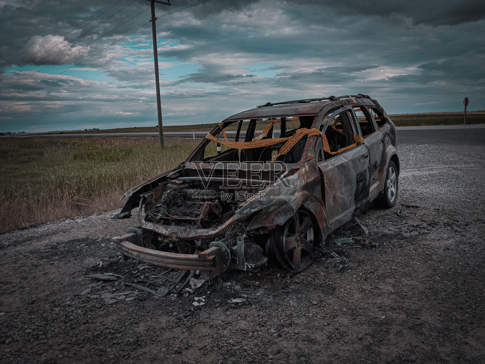 燃烧的汽车照片摄影图片