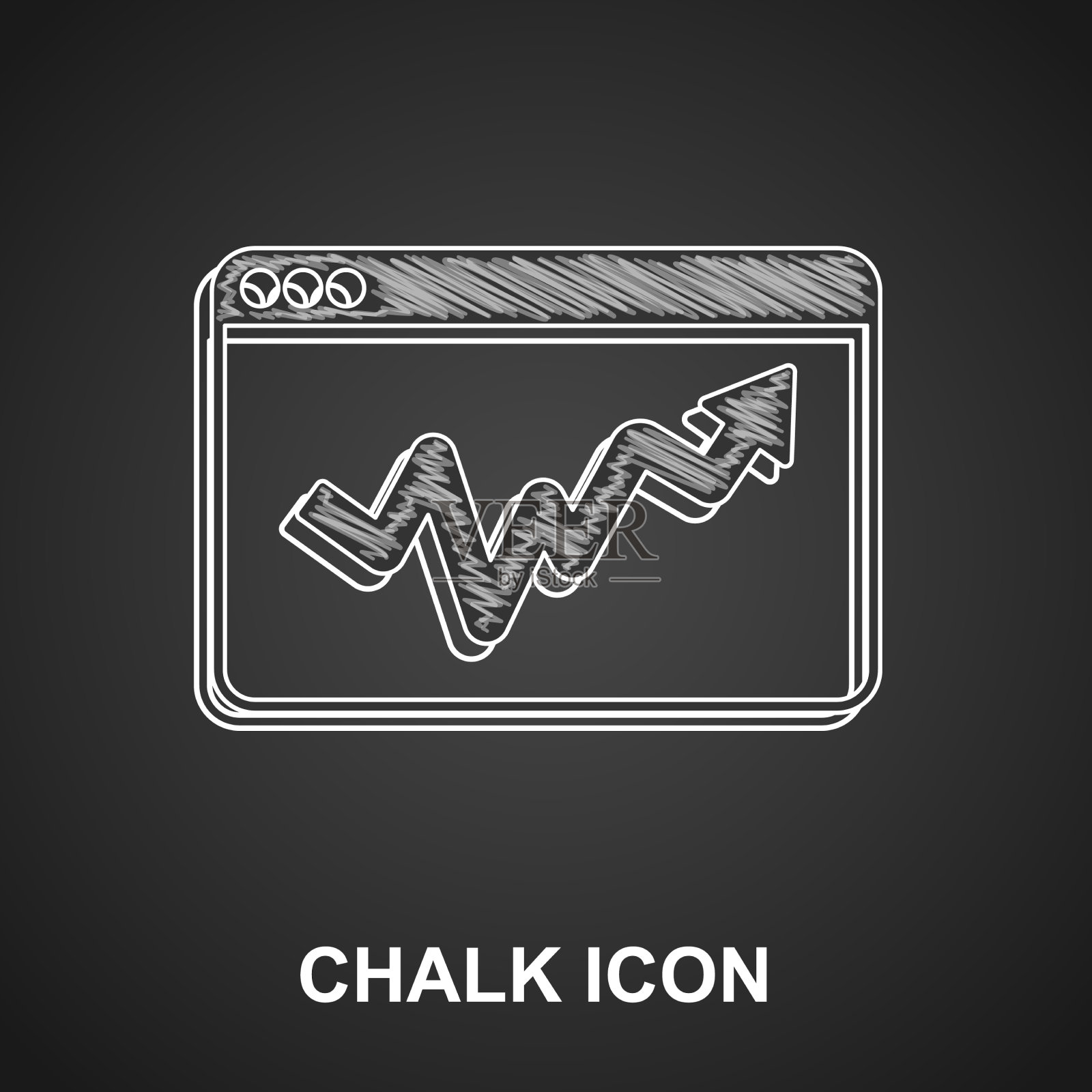 粉笔图表时间表图表信息图表图标素材