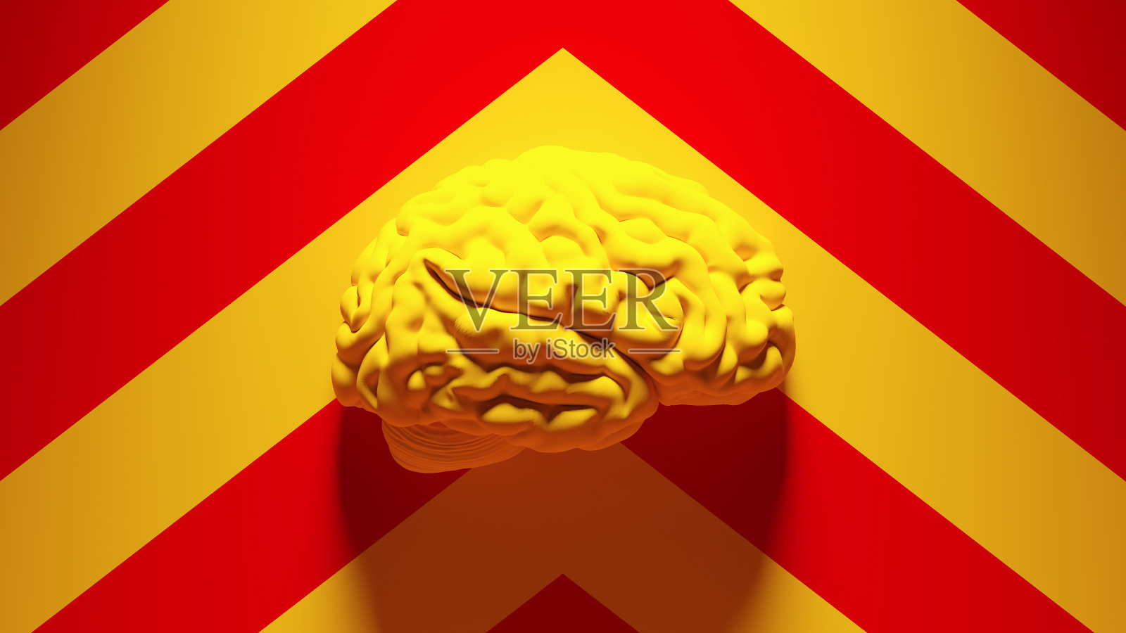 黄人大脑心智记忆智力医学解剖学与黄红人字形背景照片摄影图片