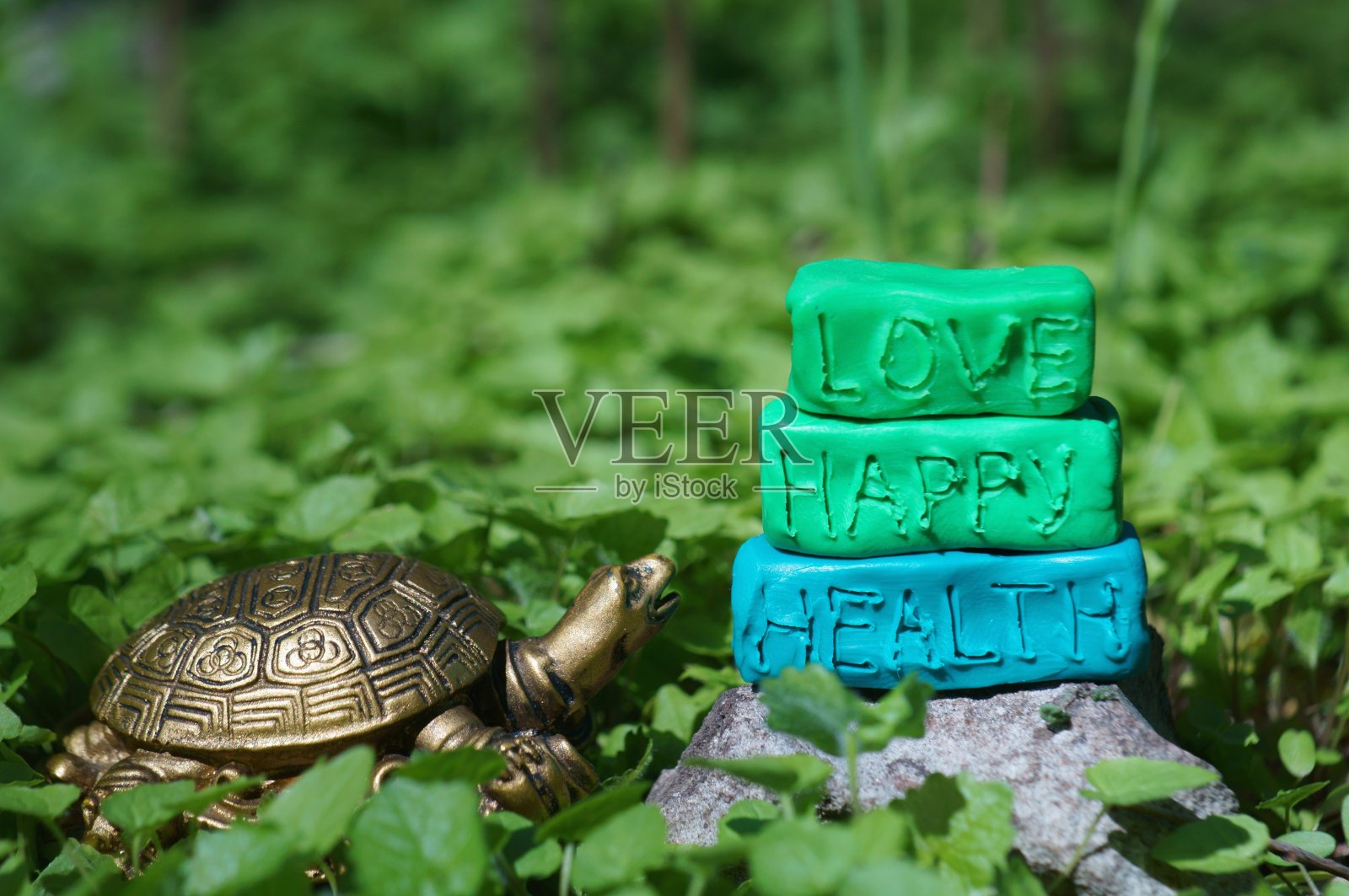 乌龟小雕像特写。照片摄影图片