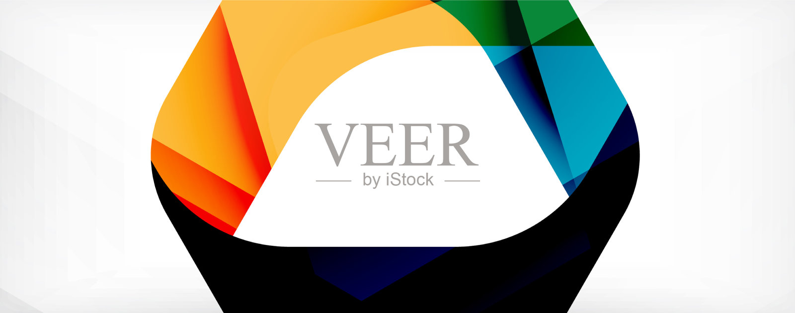 最小抽象背景-颜色重叠插画图片素材