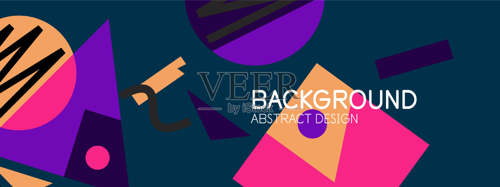 抽象的背景与块线几何插画图片素材