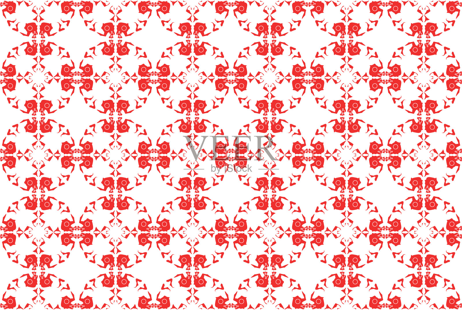 传统刺绣装饰品插画图片素材