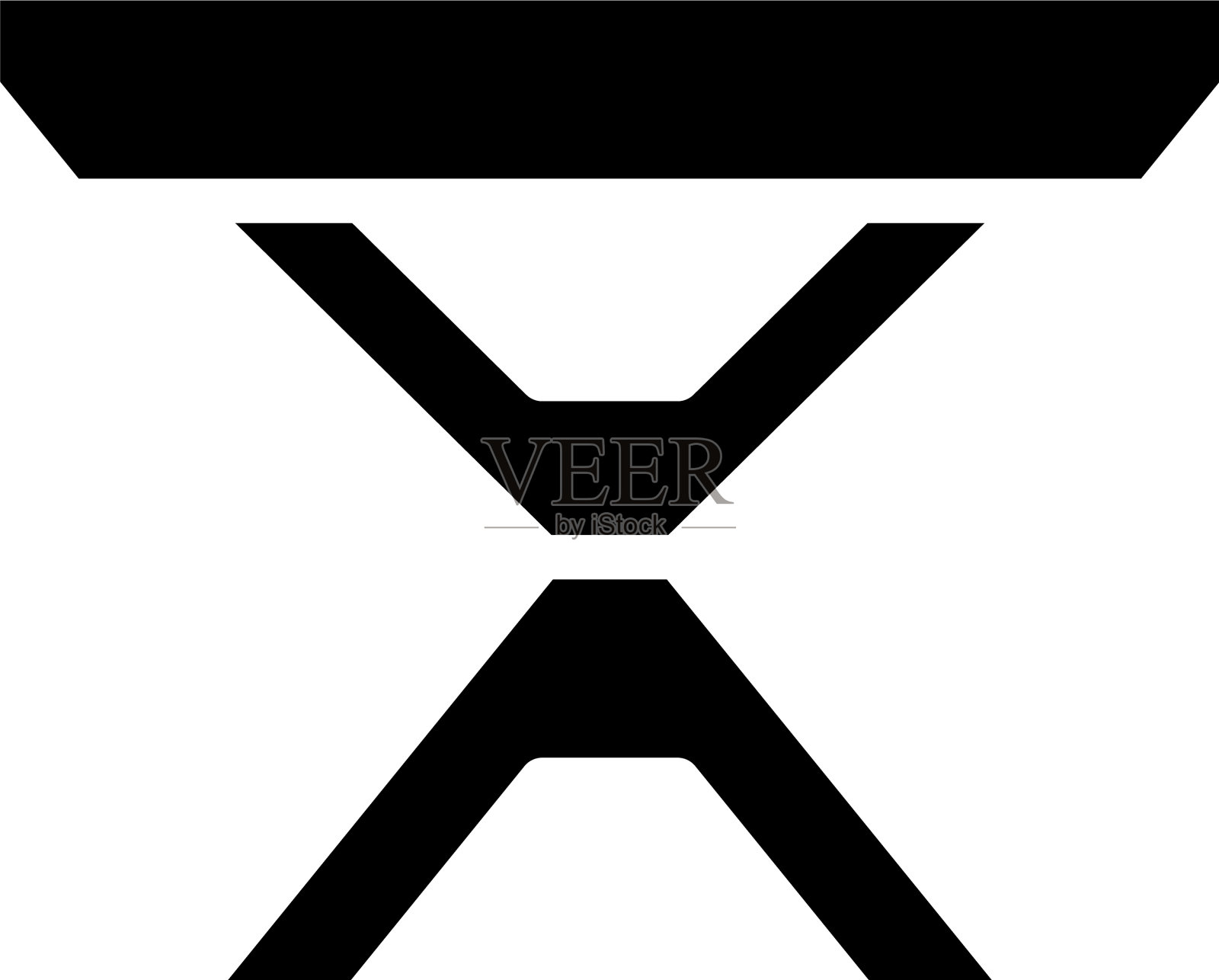 和标志表坚实的风格图标完美插画图片素材