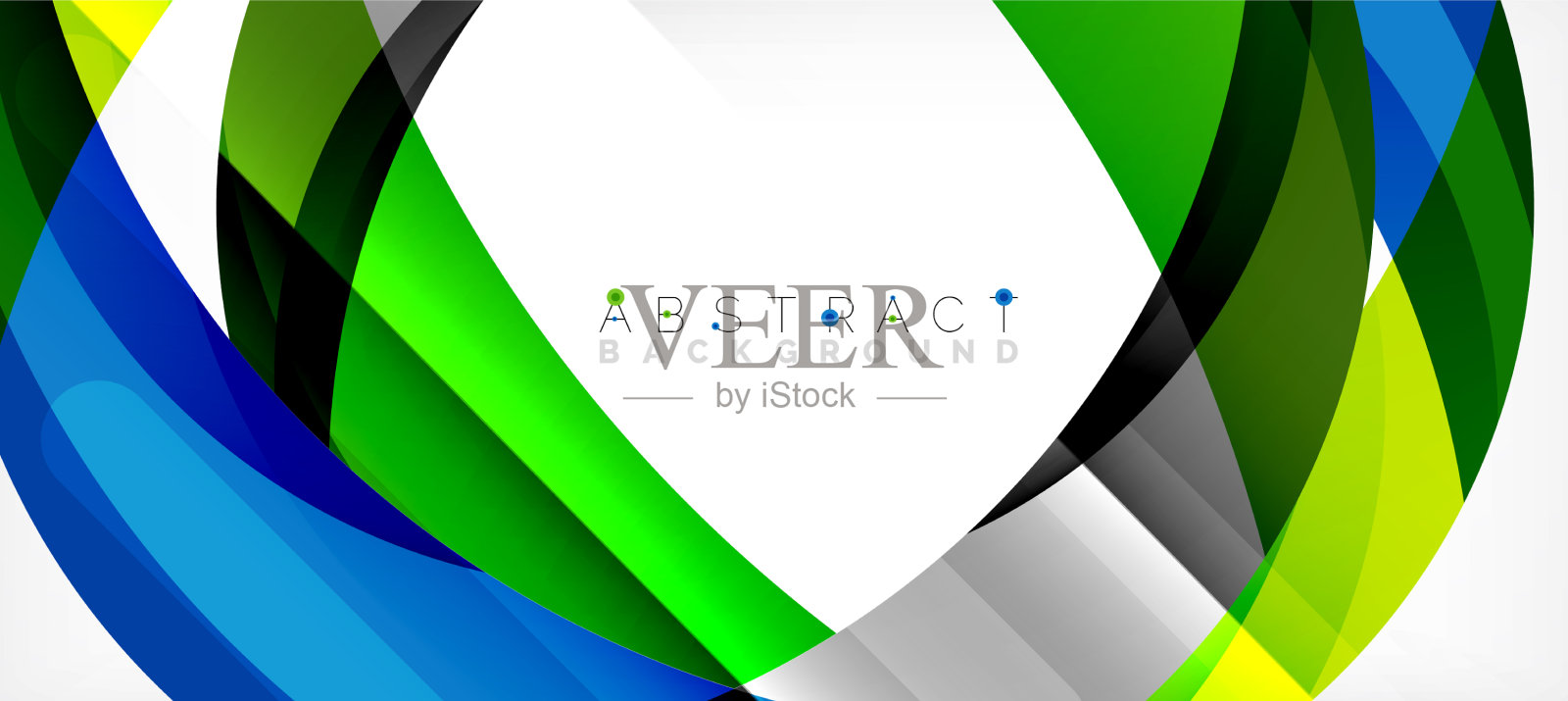 颜色圈形状最小的几何背景插画图片素材