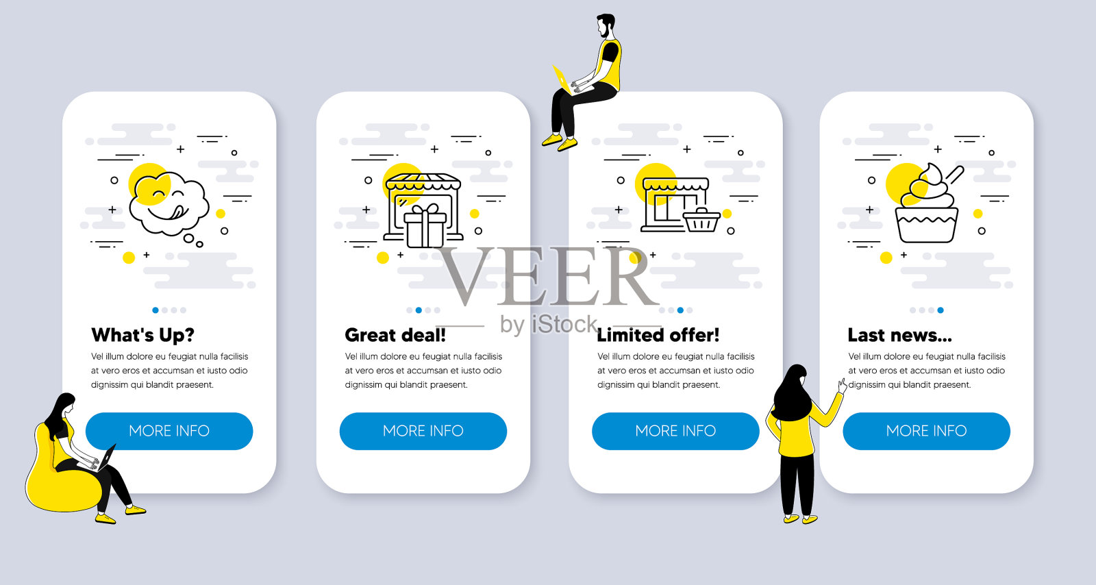 与美味有关的节日图标集图标素材