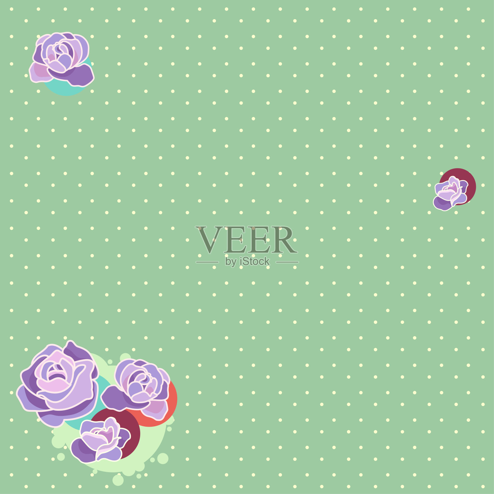 花朵图案插画图片素材