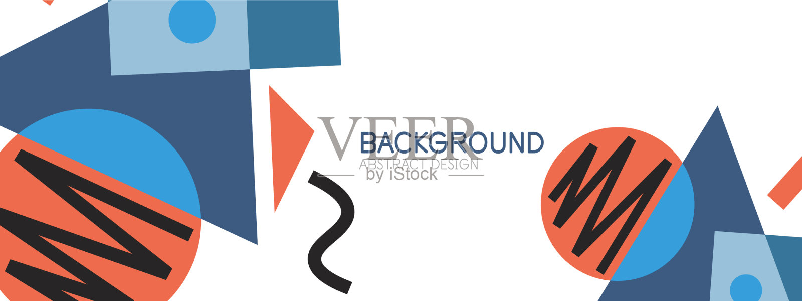 抽象的背景块线三角形插画图片素材