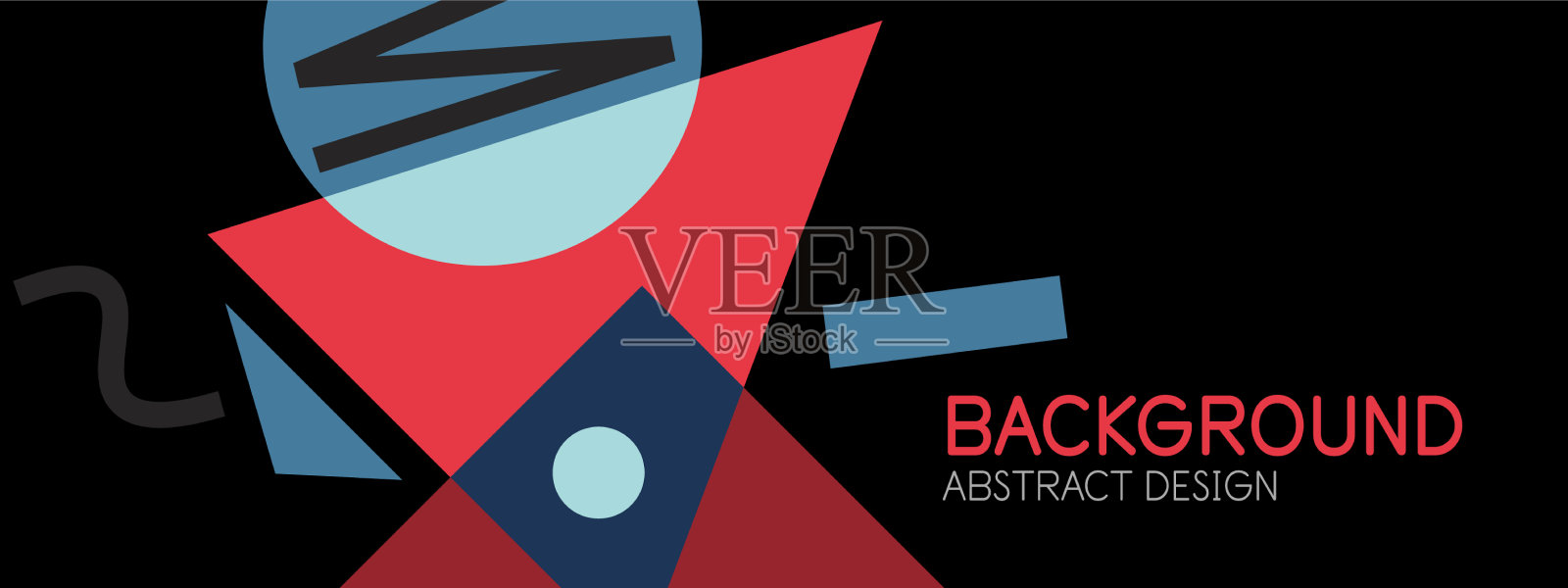 抽象的背景块线三角形插画图片素材