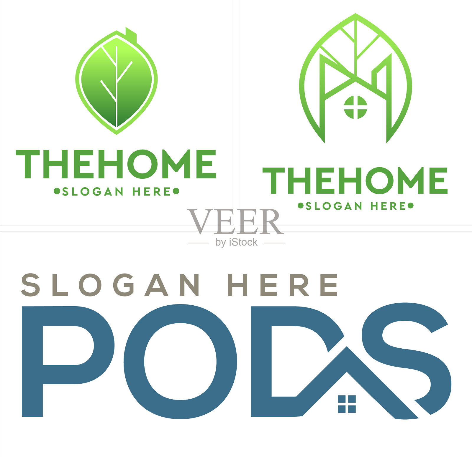 房地产经营概念图标抵押标志插画图片素材