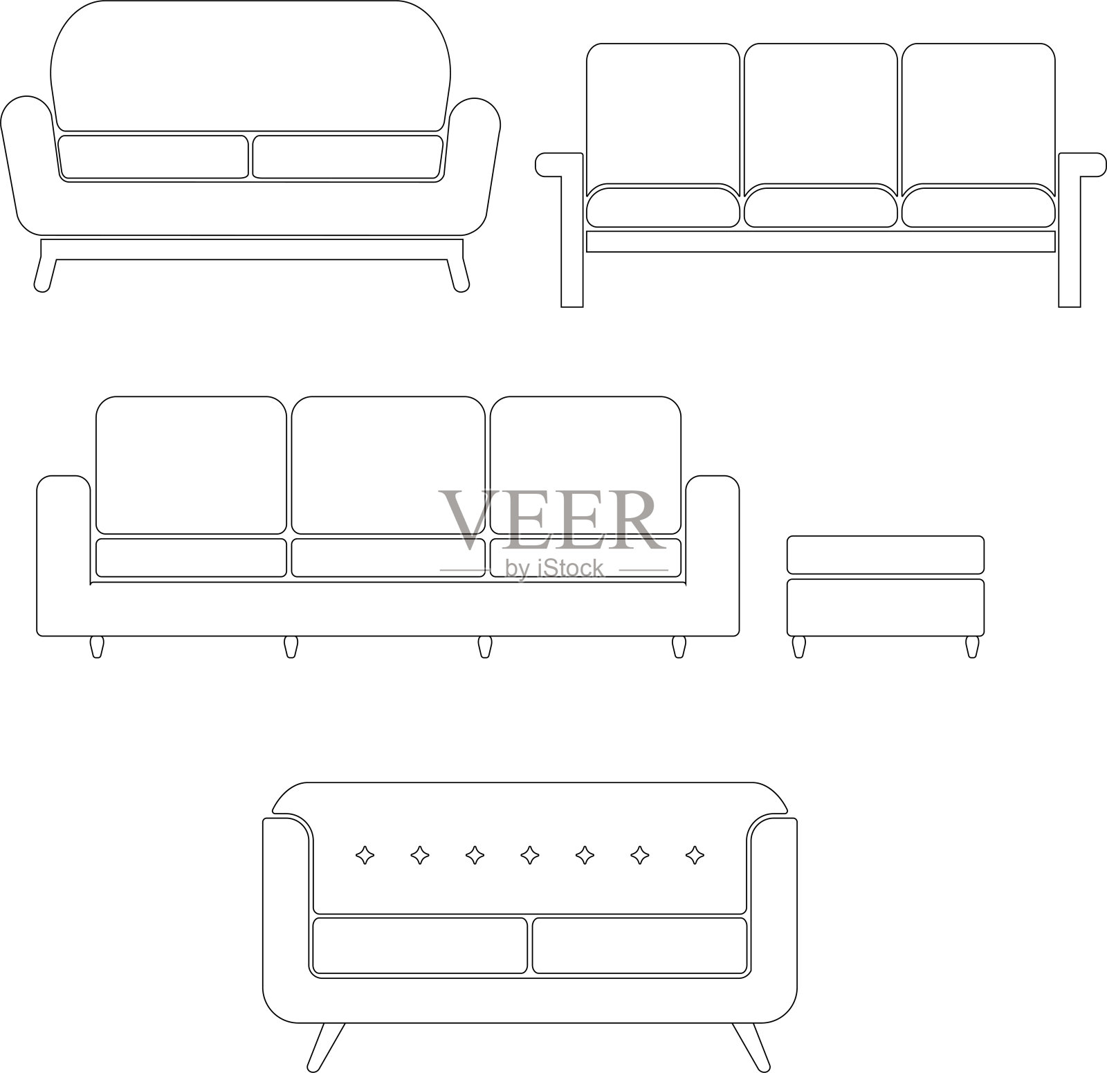 行内部插画图片素材