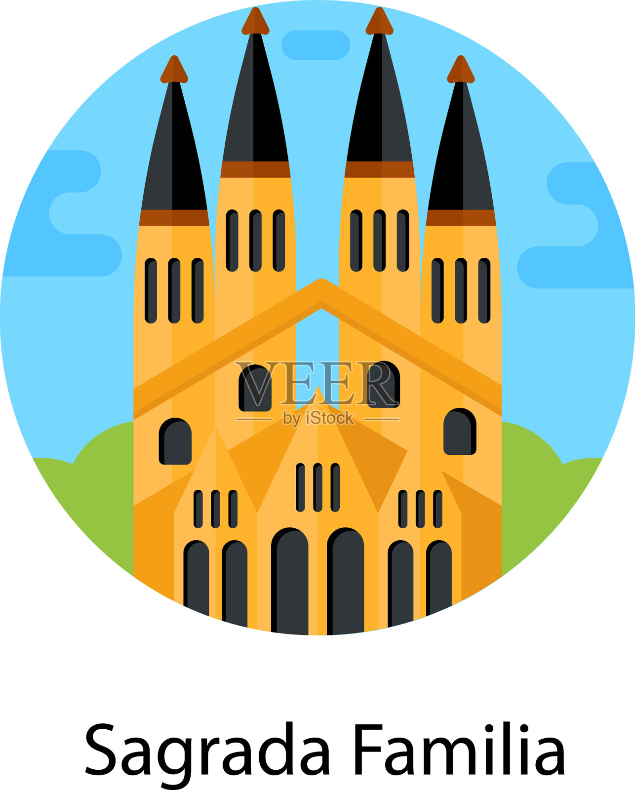 圣家族插画图片素材